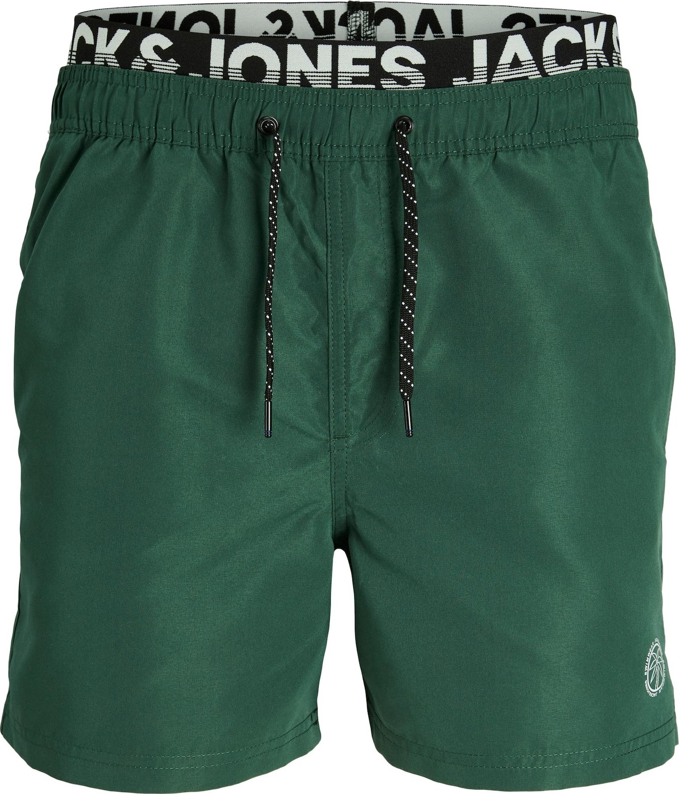 JACK & JONES Plavecké šortky 'Fiji' tmavě zelená