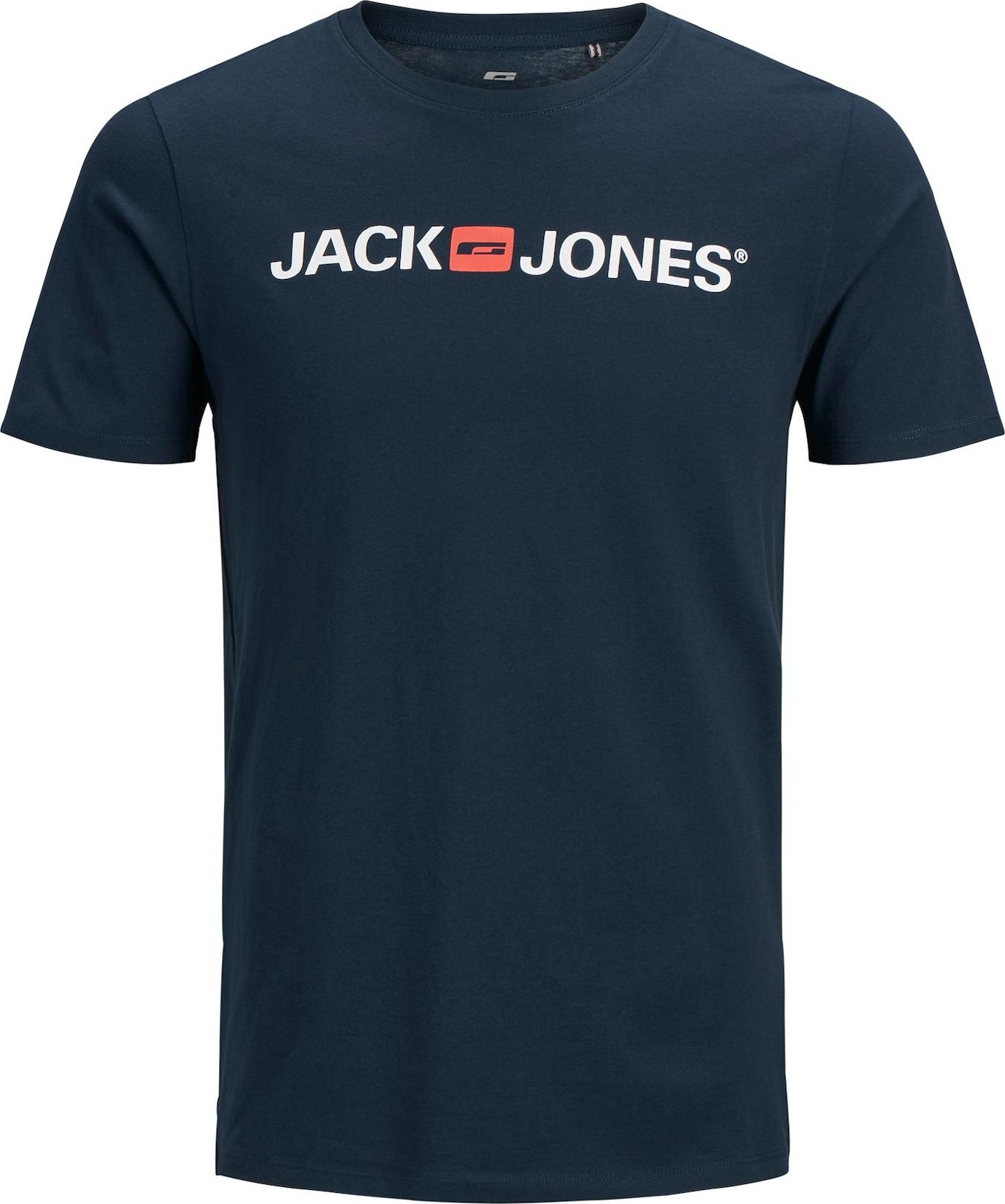 Jack & Jones Plus Tričko námořnická modř / melounová / bílá