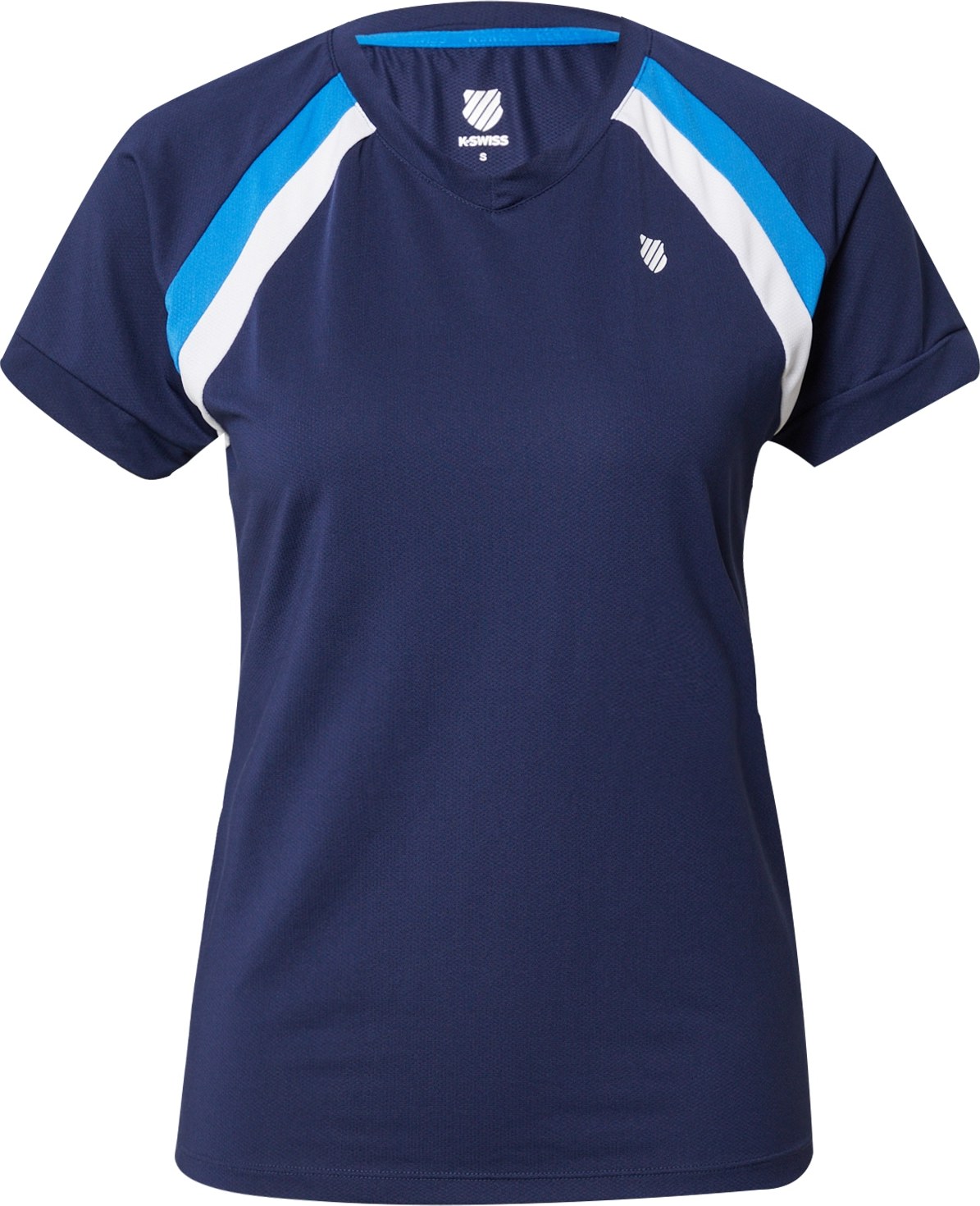 K-Swiss Performance Funkční tričko námořnická modř / azurová / bílá