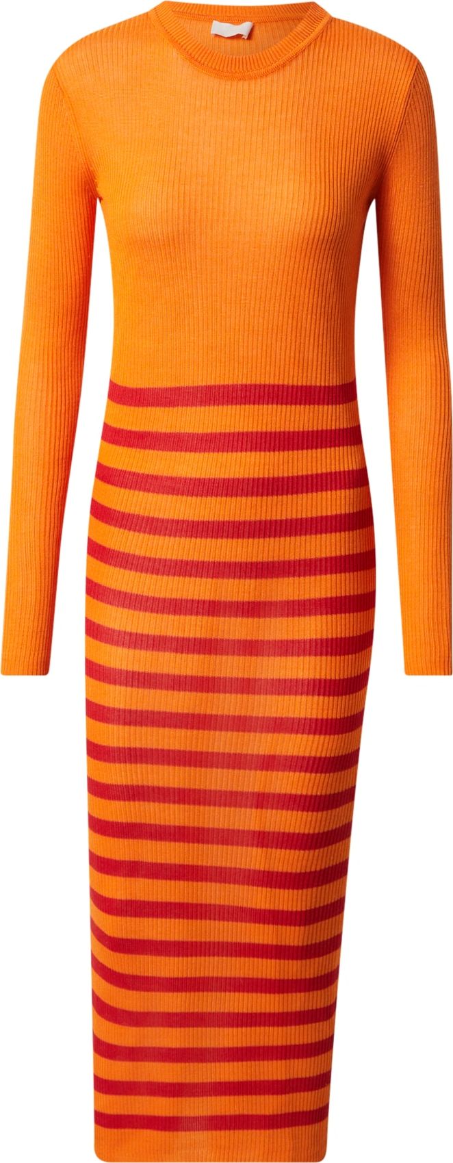 LeGer Premium Úpletové šaty 'Christina' oranžová / červená