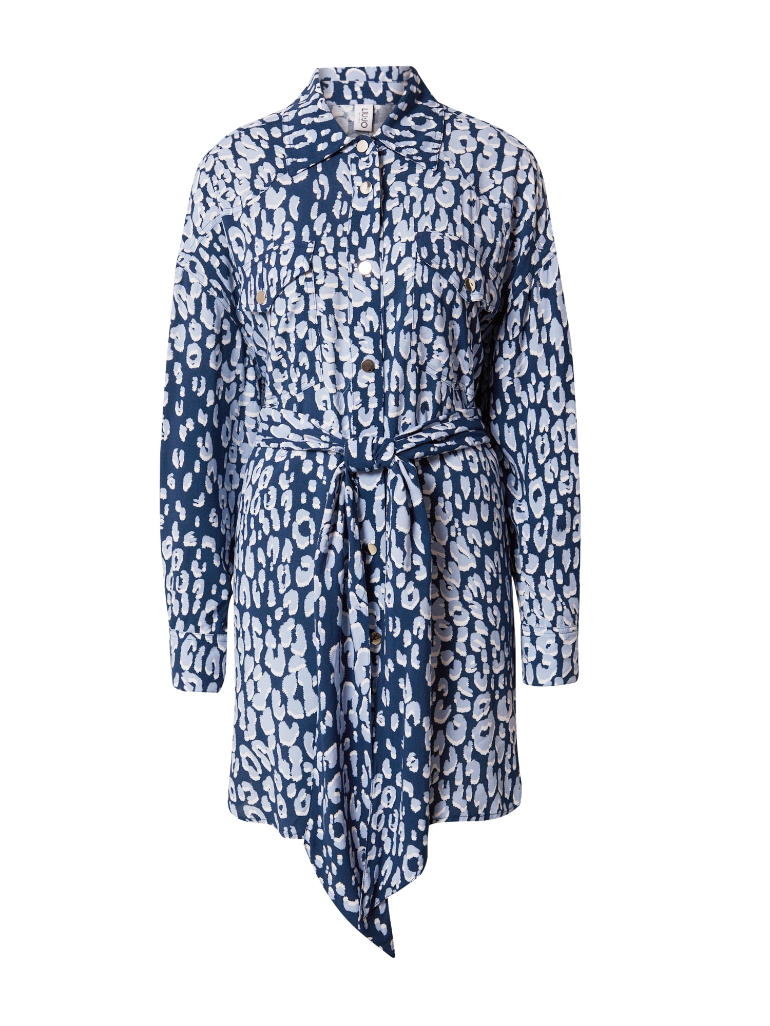 Liu Jo Košilové šaty námořnická modř / světlemodrá / bílá