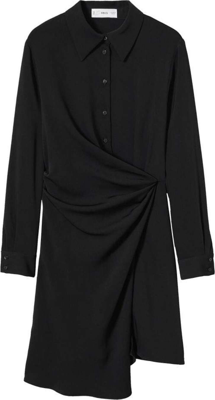 MANGO Košilové šaty 'Alas2' černá