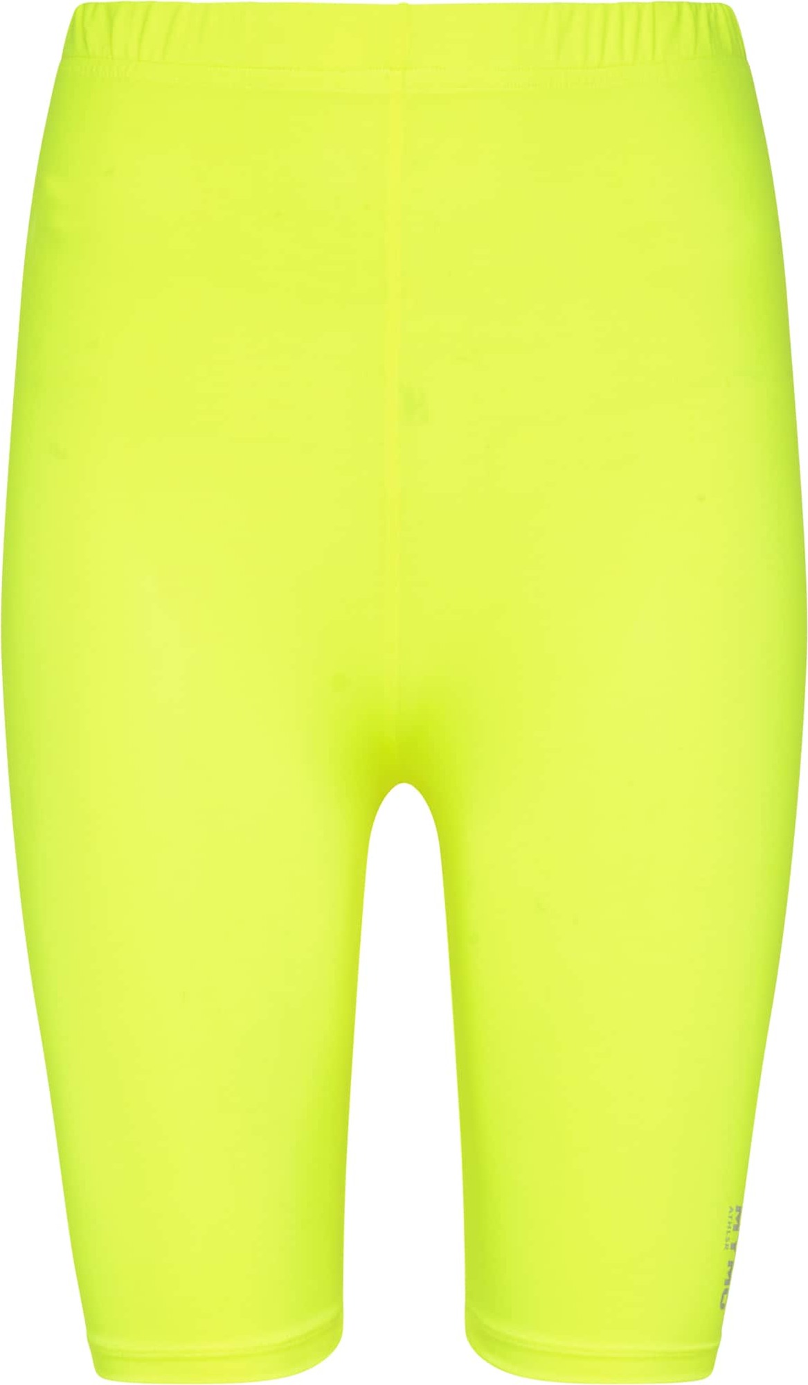myMo ATHLSR Sportovní kalhoty svítivě žlutá / stříbrná