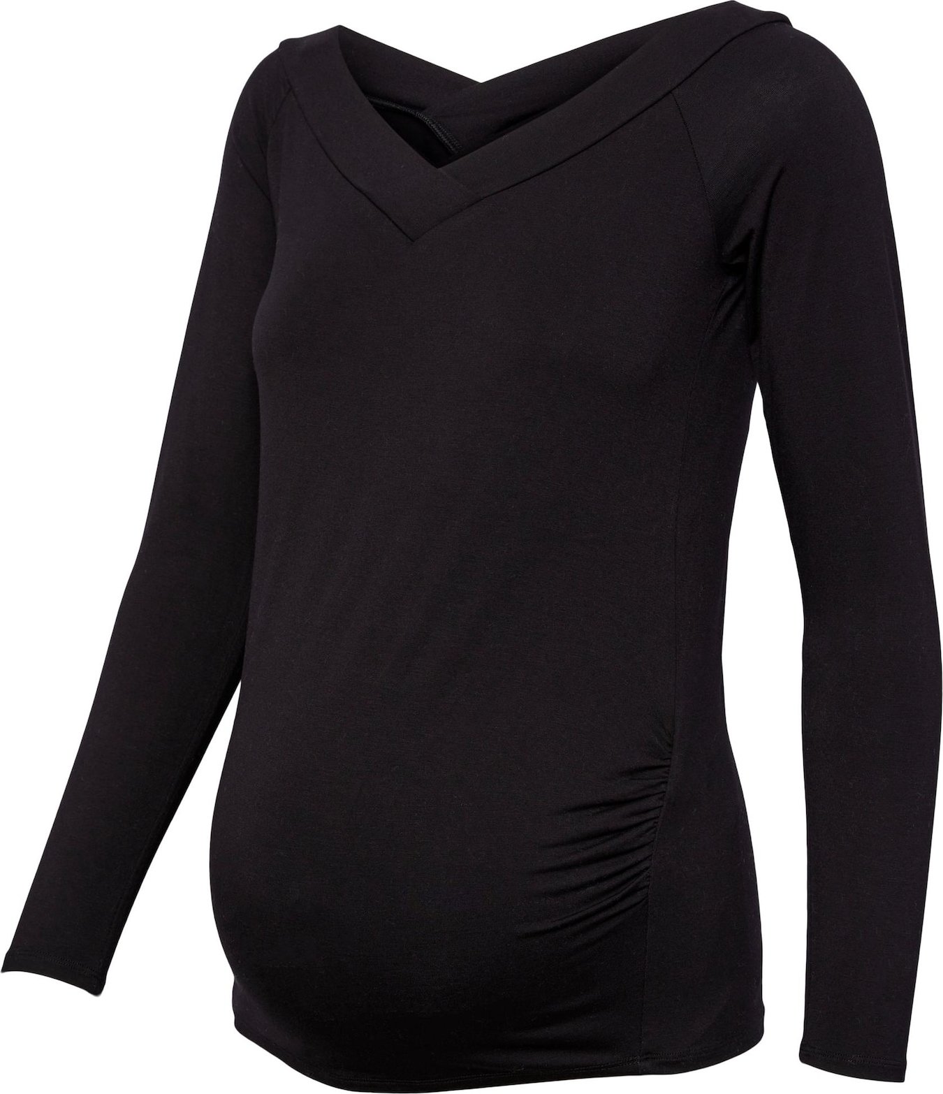 Pieces Maternity Tričko černá