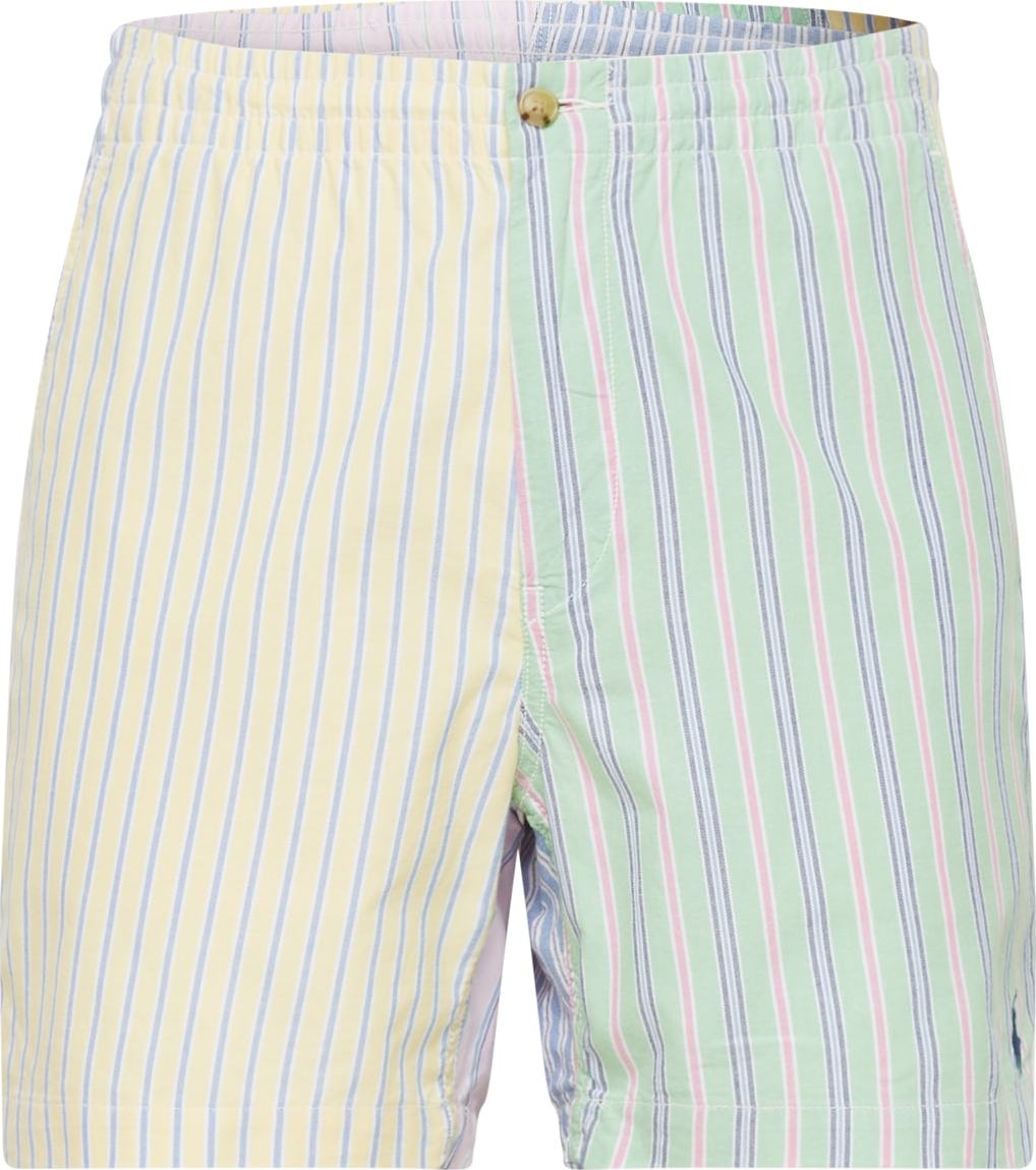 Polo Ralph Lauren Kalhoty světlemodrá / pastelově žlutá / pastelově zelená / růžová