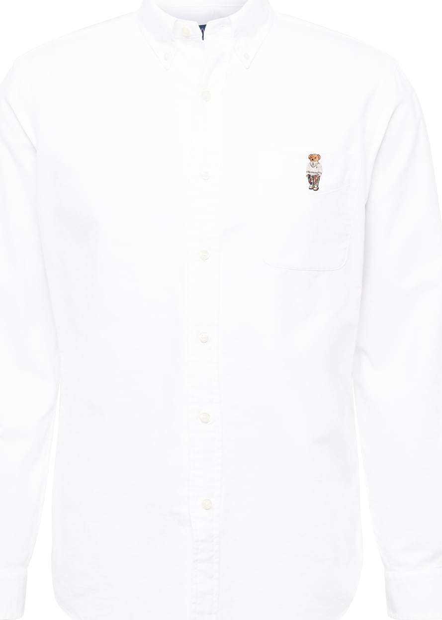 Polo Ralph Lauren Košile modrá / světle hnědá / režná / bílá