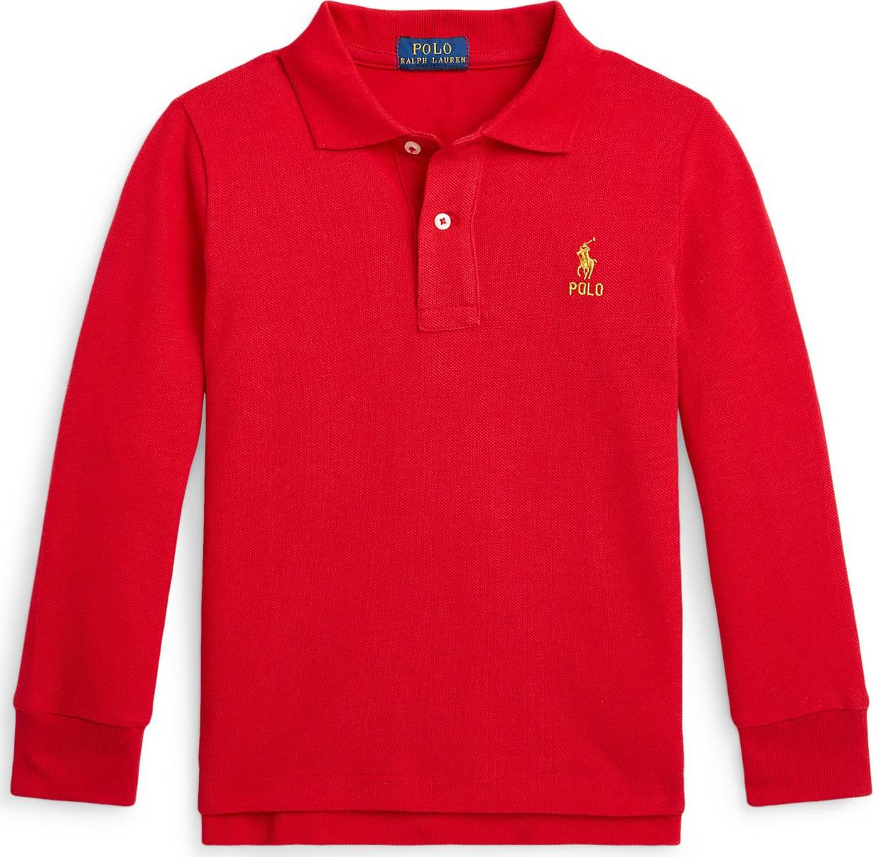 Polo Ralph Lauren Tričko zlatě žlutá / červená