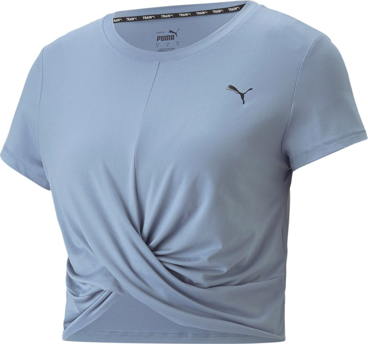 PUMA Funkční tričko 'YOGINI LITE' kouřově modrá / černá
