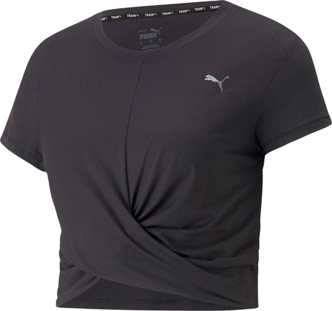 PUMA Funkční tričko 'Yogini Lite' šedá / černá