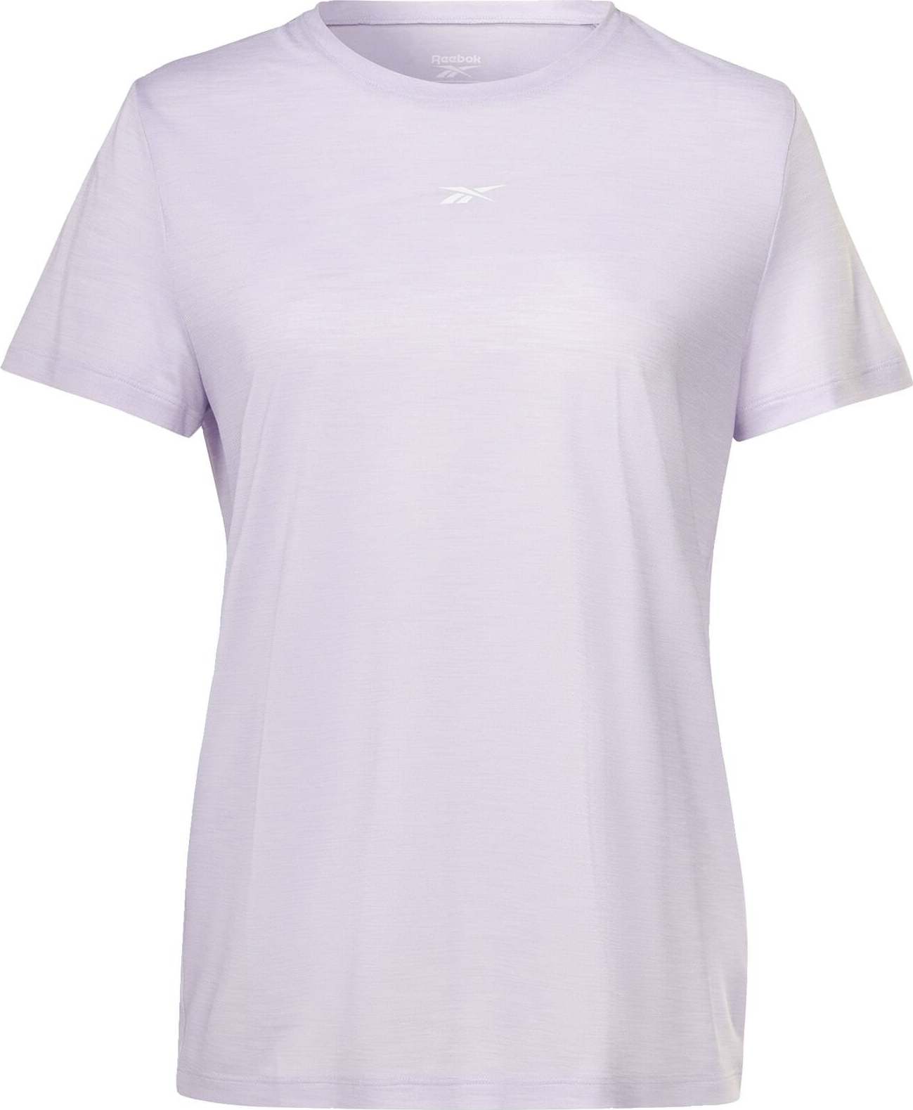 Reebok Sport Funkční tričko pastelová fialová / bílá
