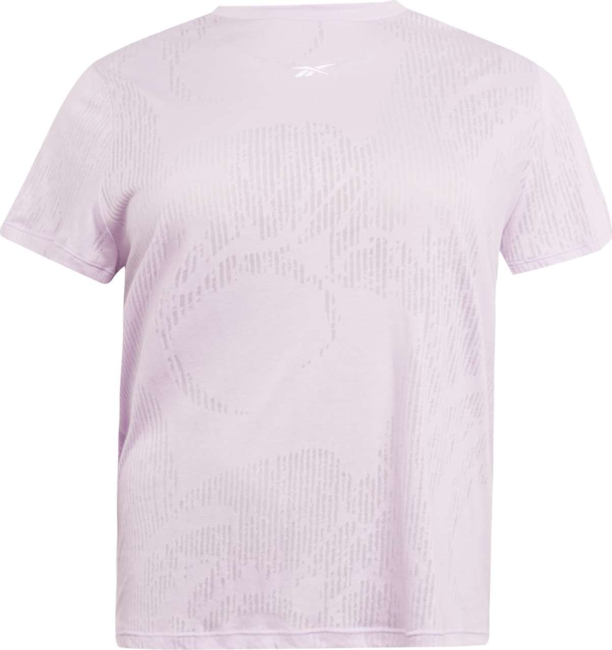 Reebok Sport Funkční tričko pastelová fialová / bílá