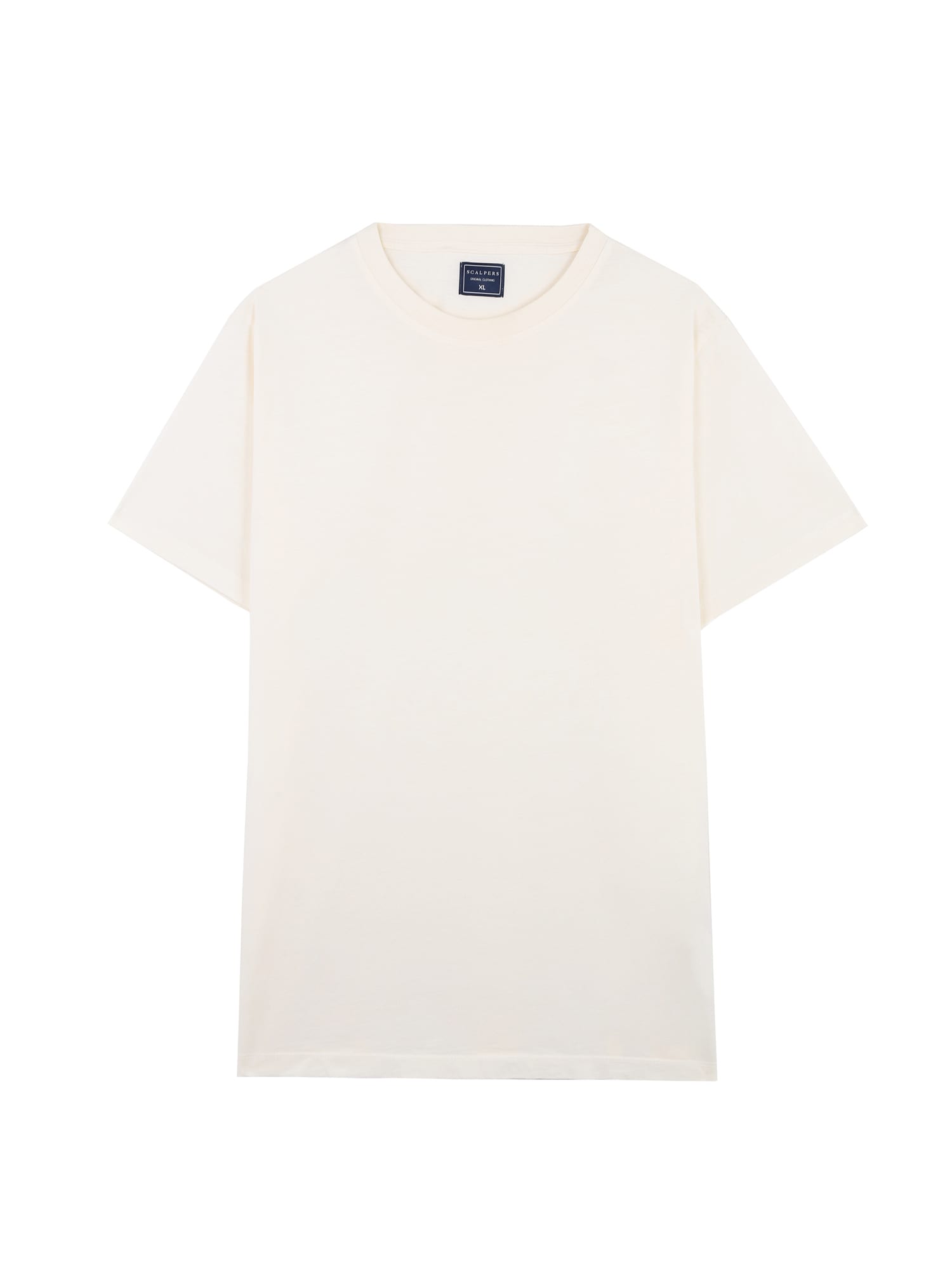 Scalpers Tričko 'Basic' offwhite