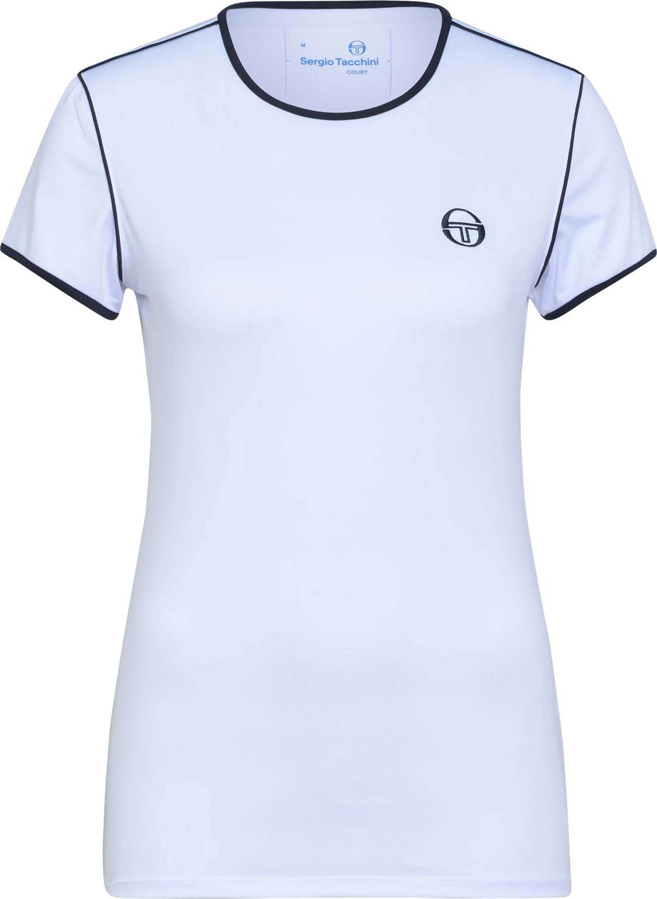 Sergio Tacchini Funkční tričko tmavě modrá / offwhite