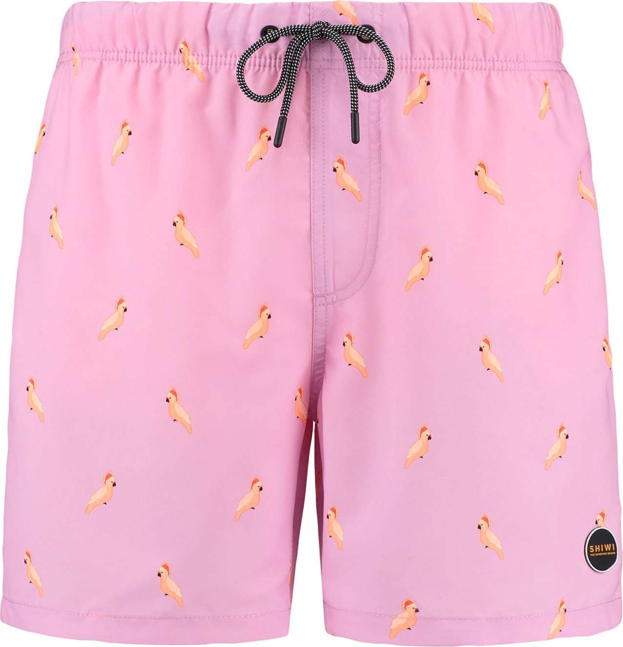 Shiwi Plavecké šortky 'Cockatoo' meruňková / jasně oranžová / světle růžová / černá / bílá