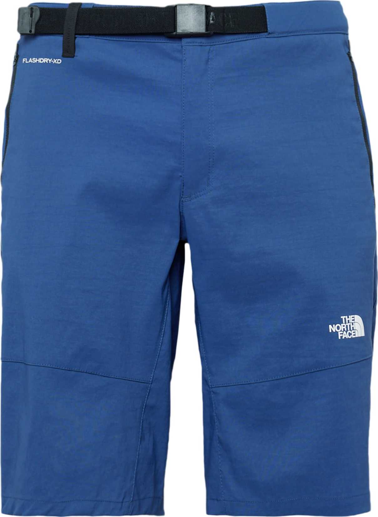 THE NORTH FACE Sportovní kalhoty modrá / bílá