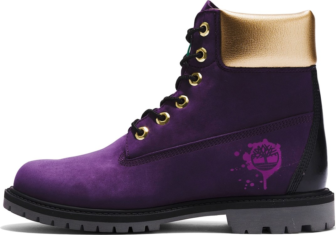 TIMBERLAND Kozačky tmavě fialová