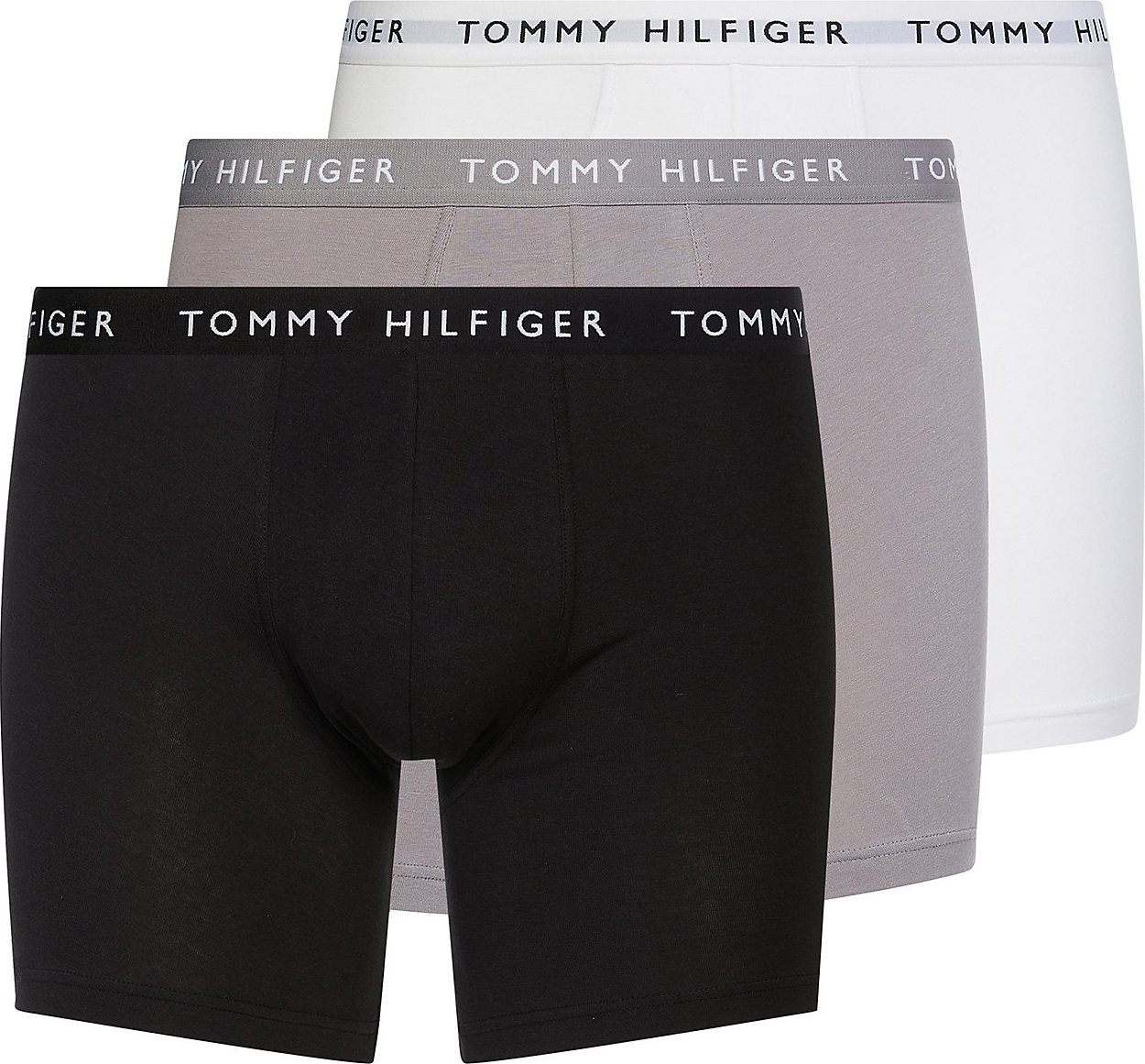 Tommy Hilfiger Underwear Boxerky šedá / černá / bílá