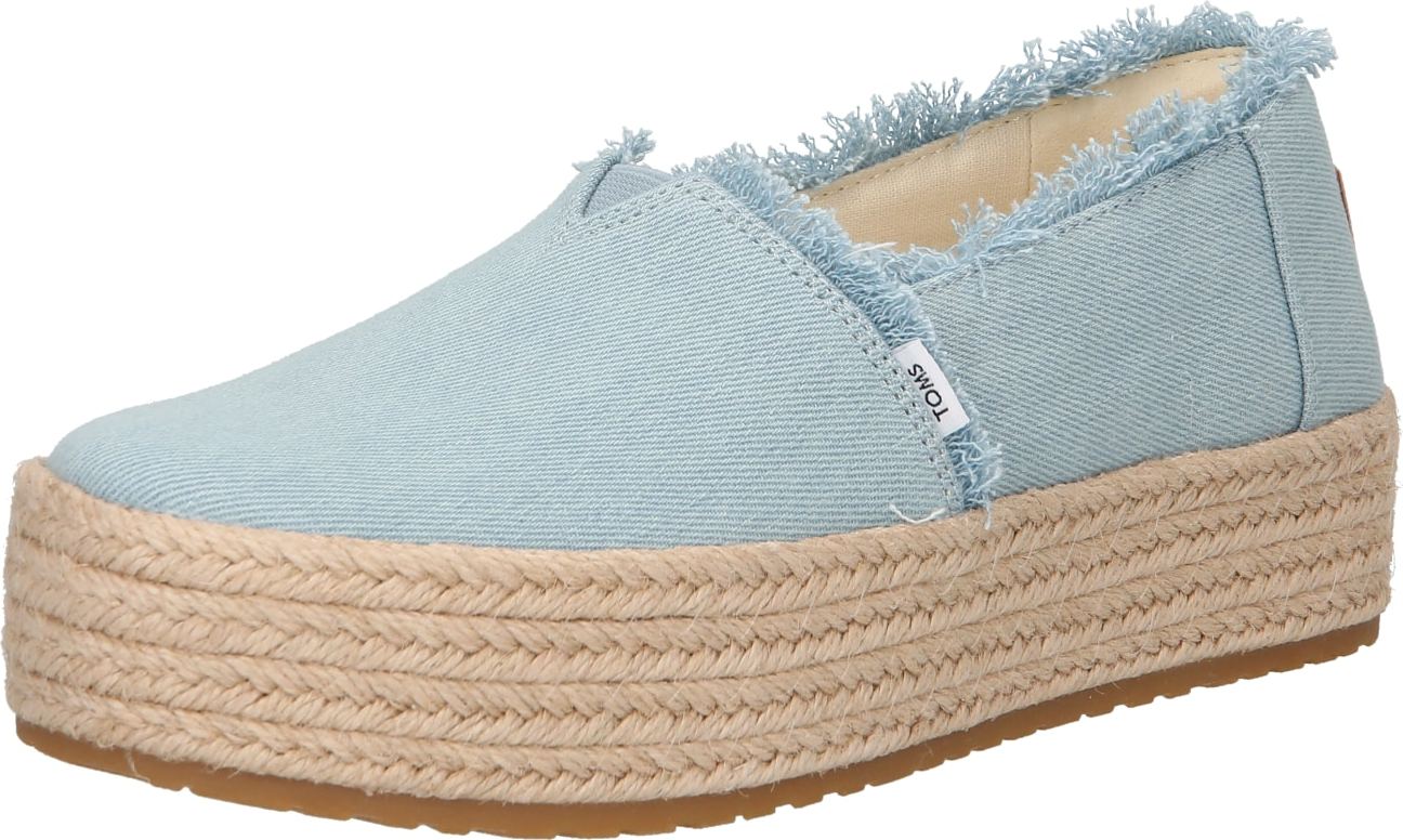 TOMS Espadrilky 'VALENCIA' světlemodrá