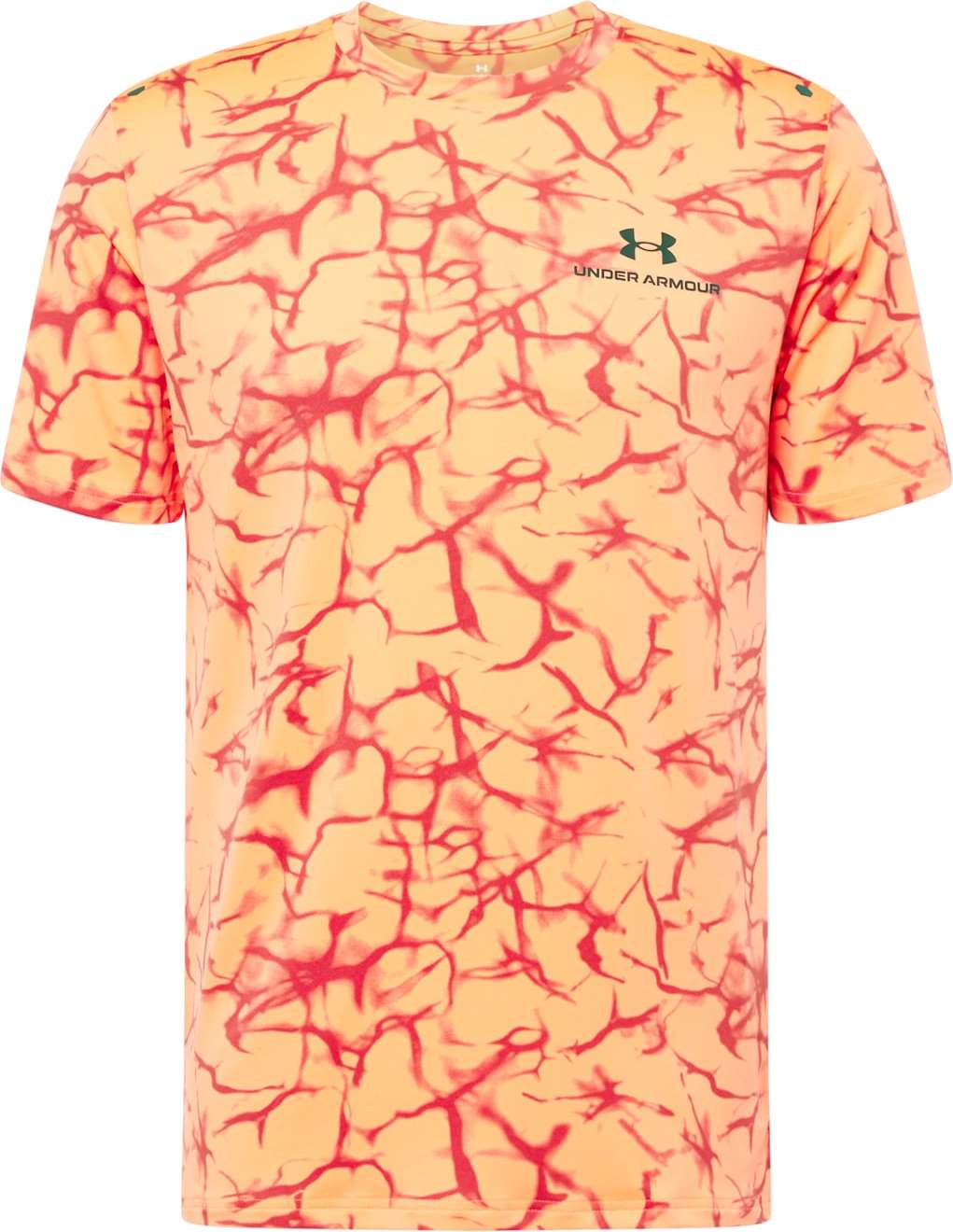 UNDER ARMOUR Funkční tričko 'Rush Energy' jasně oranžová / červená