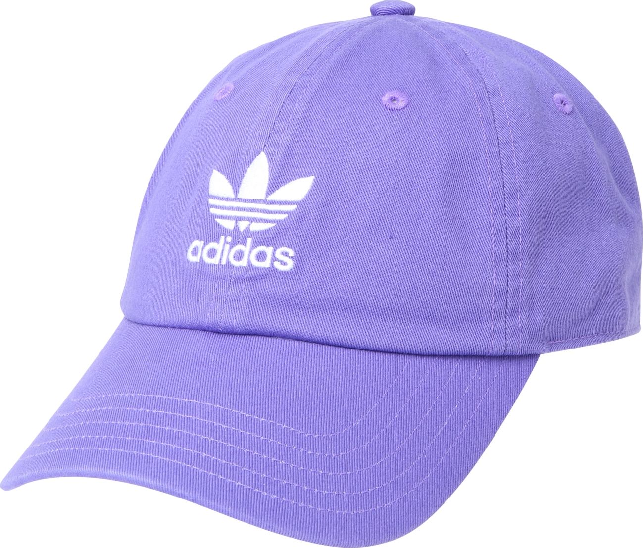 ADIDAS ORIGINALS Kšiltovka fialová / bílá