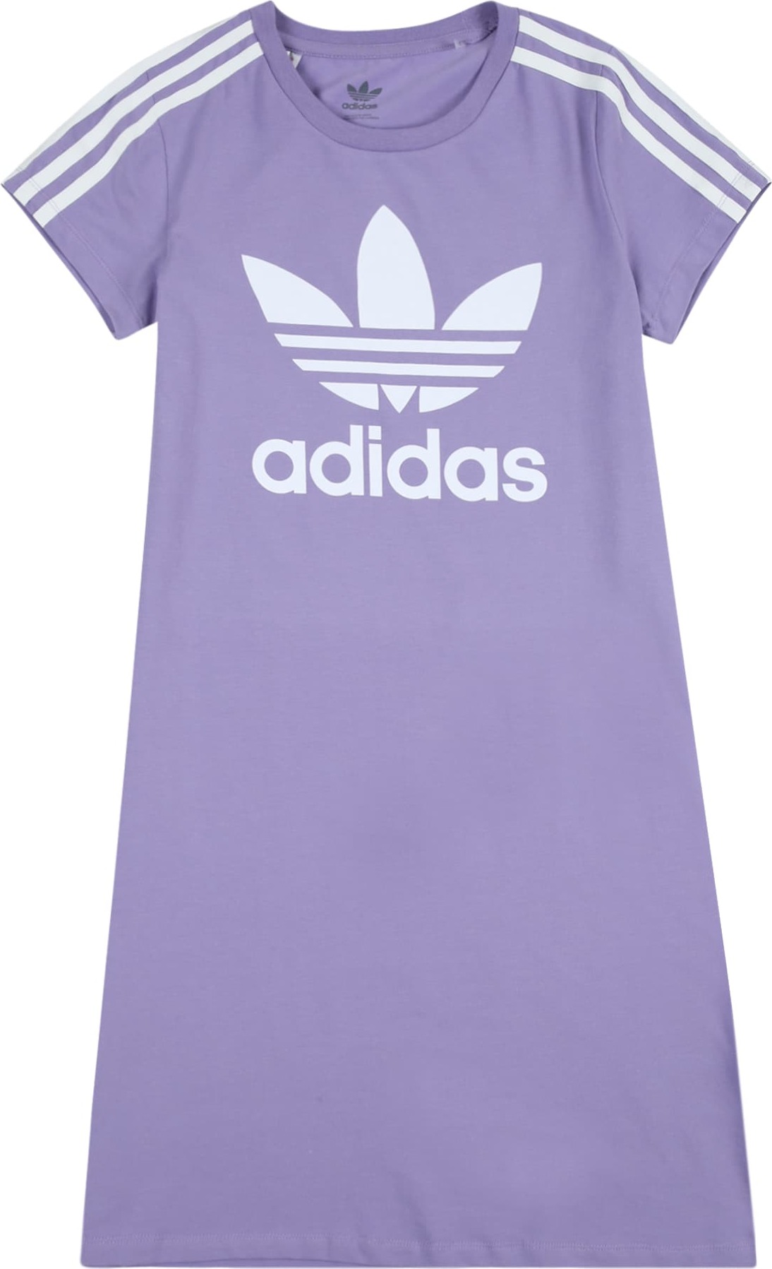 ADIDAS ORIGINALS Šaty světle fialová / bílá