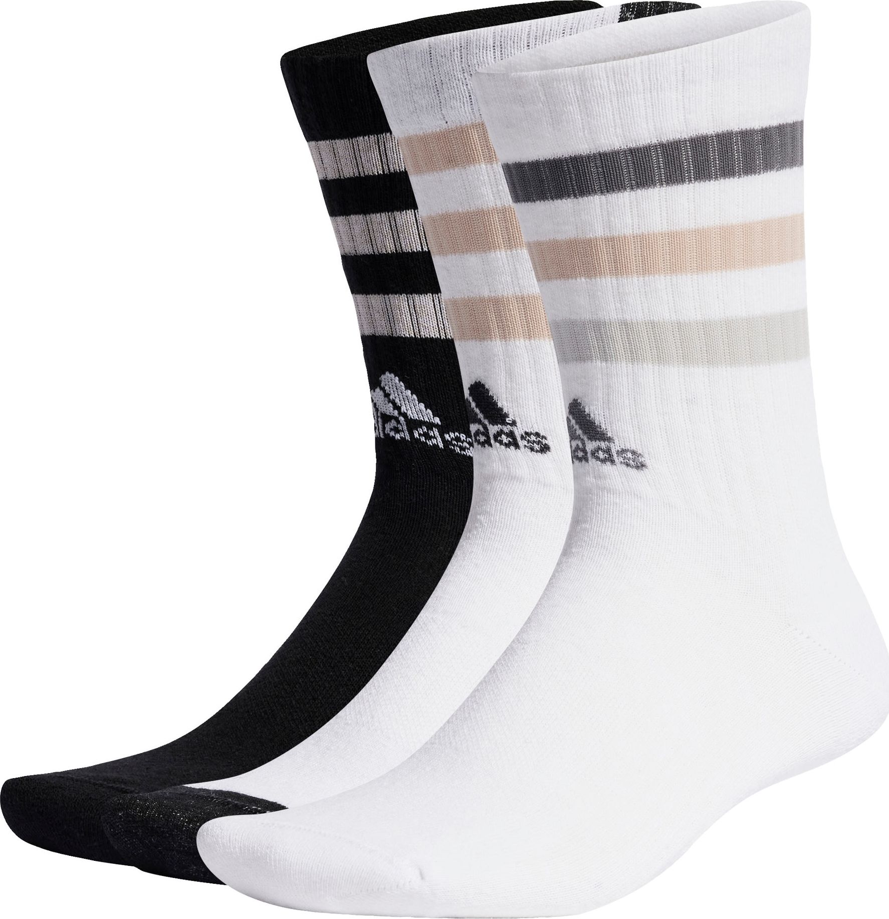ADIDAS SPORTSWEAR Sportovní ponožky světle béžová / tmavě šedá / černá / bílá