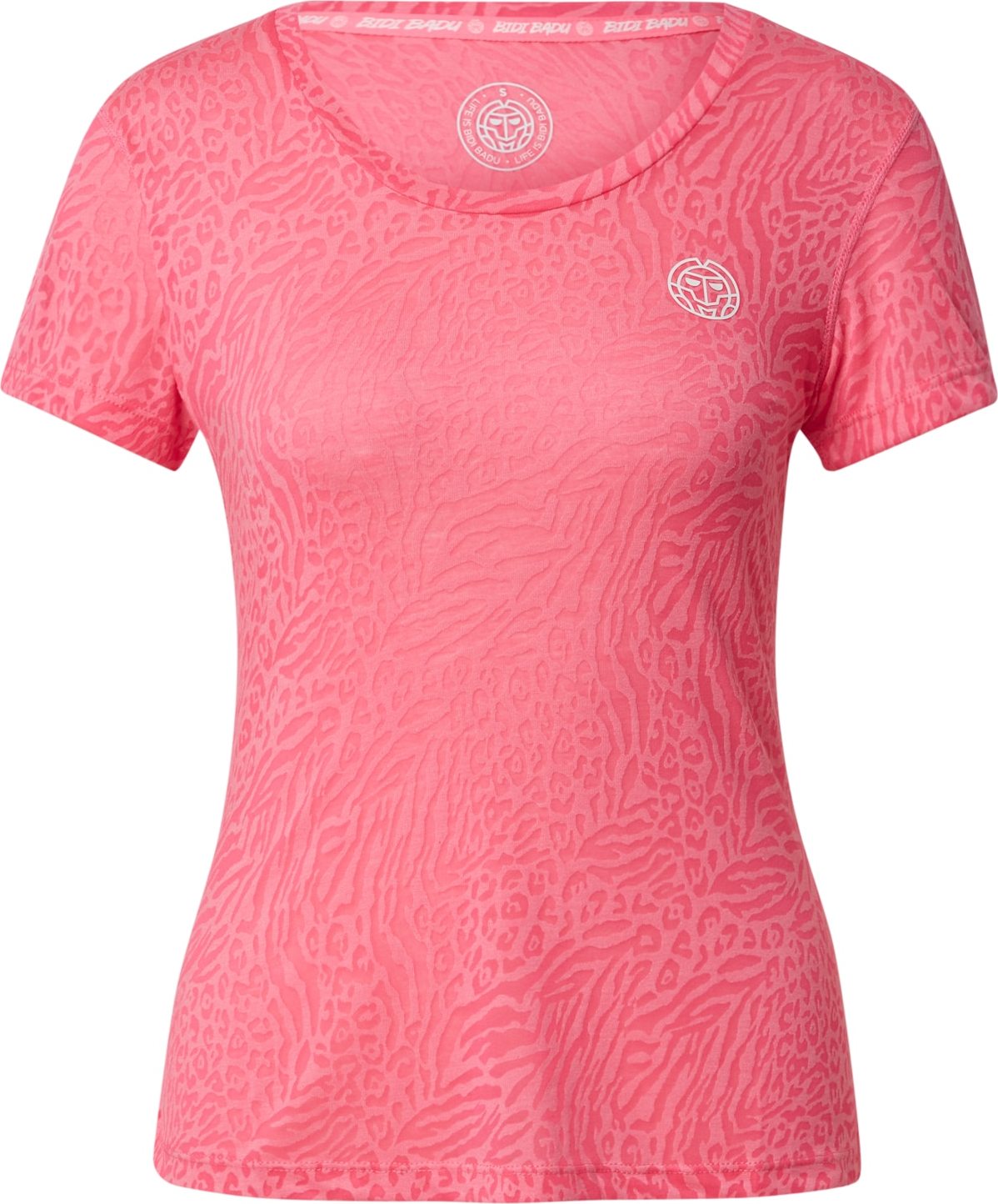 BIDI BADU Funkční tričko 'Anni' pink / světle růžová / bílá
