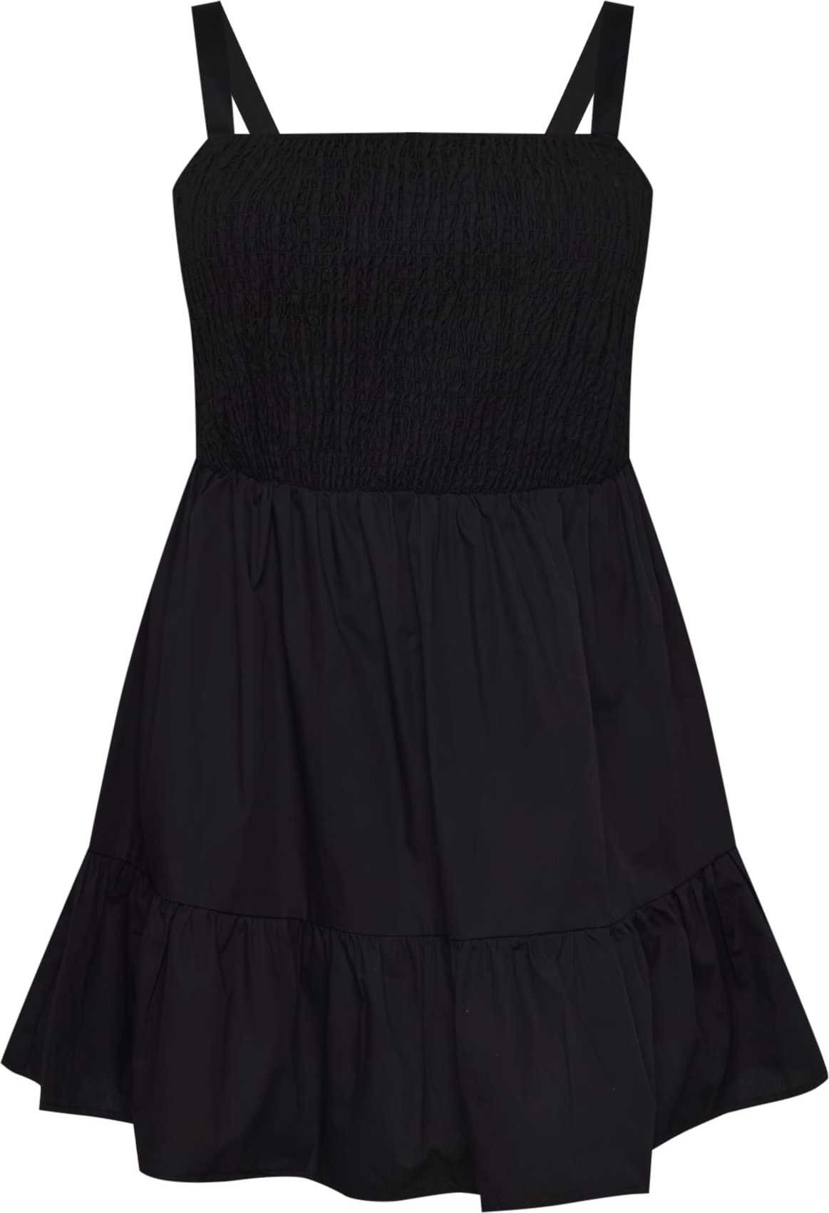 Cotton On Curve Letní šaty 'POPPY' černá