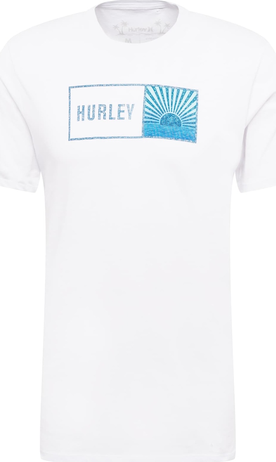 Hurley Funkční tričko marine modrá / světlemodrá / bílá