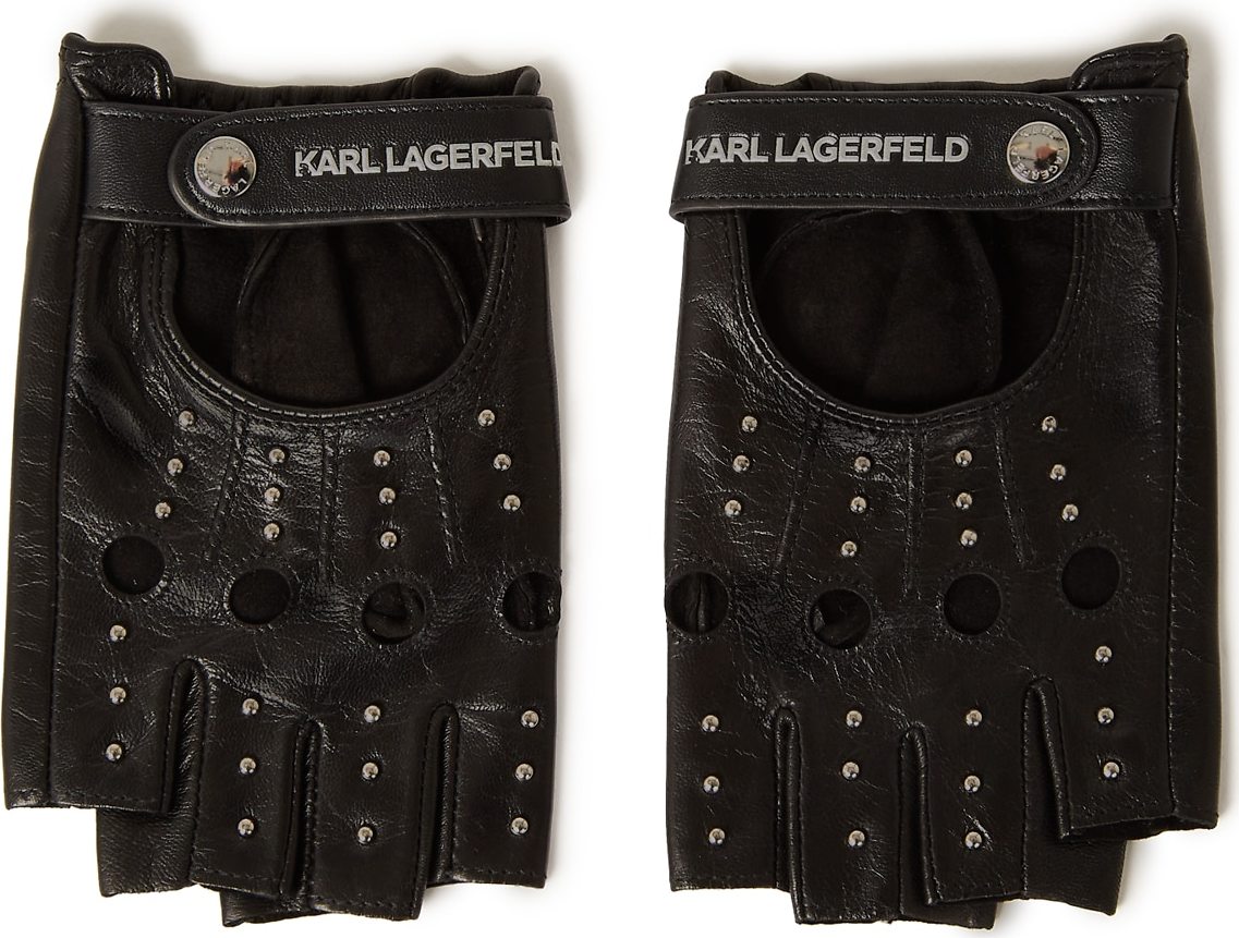 Karl Lagerfeld Prstové rukavice černá