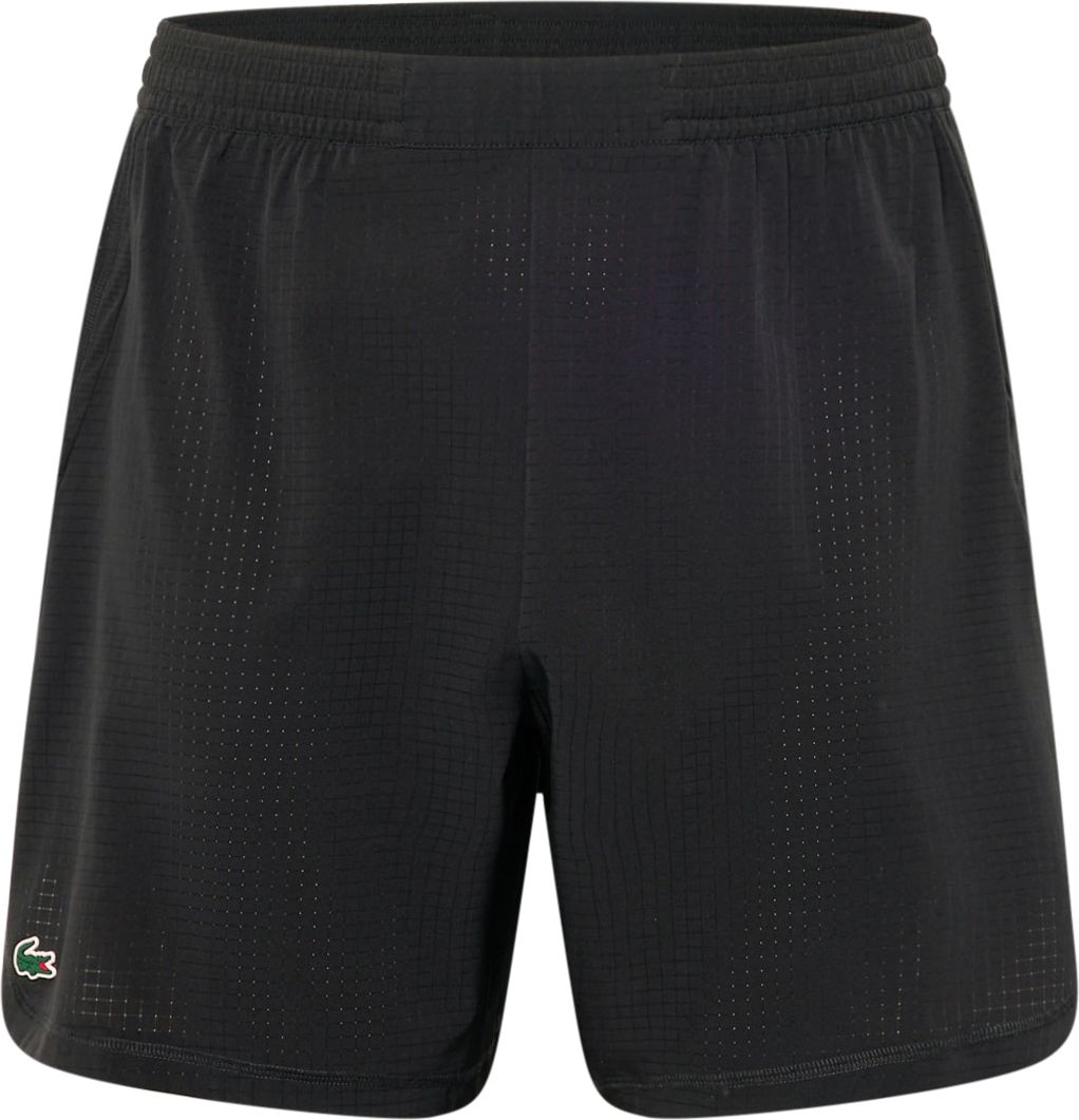 Lacoste Sport Sportovní kalhoty tmavě zelená / černá / bílá