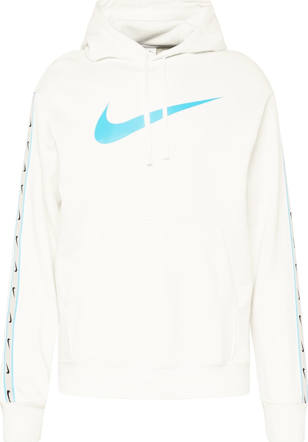 Nike Sportswear Mikina 'REPEAT' nebeská modř / bílá