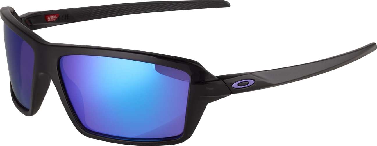 OAKLEY Sportovní sluneční brýle 'CABLES' tmavě fialová / černá