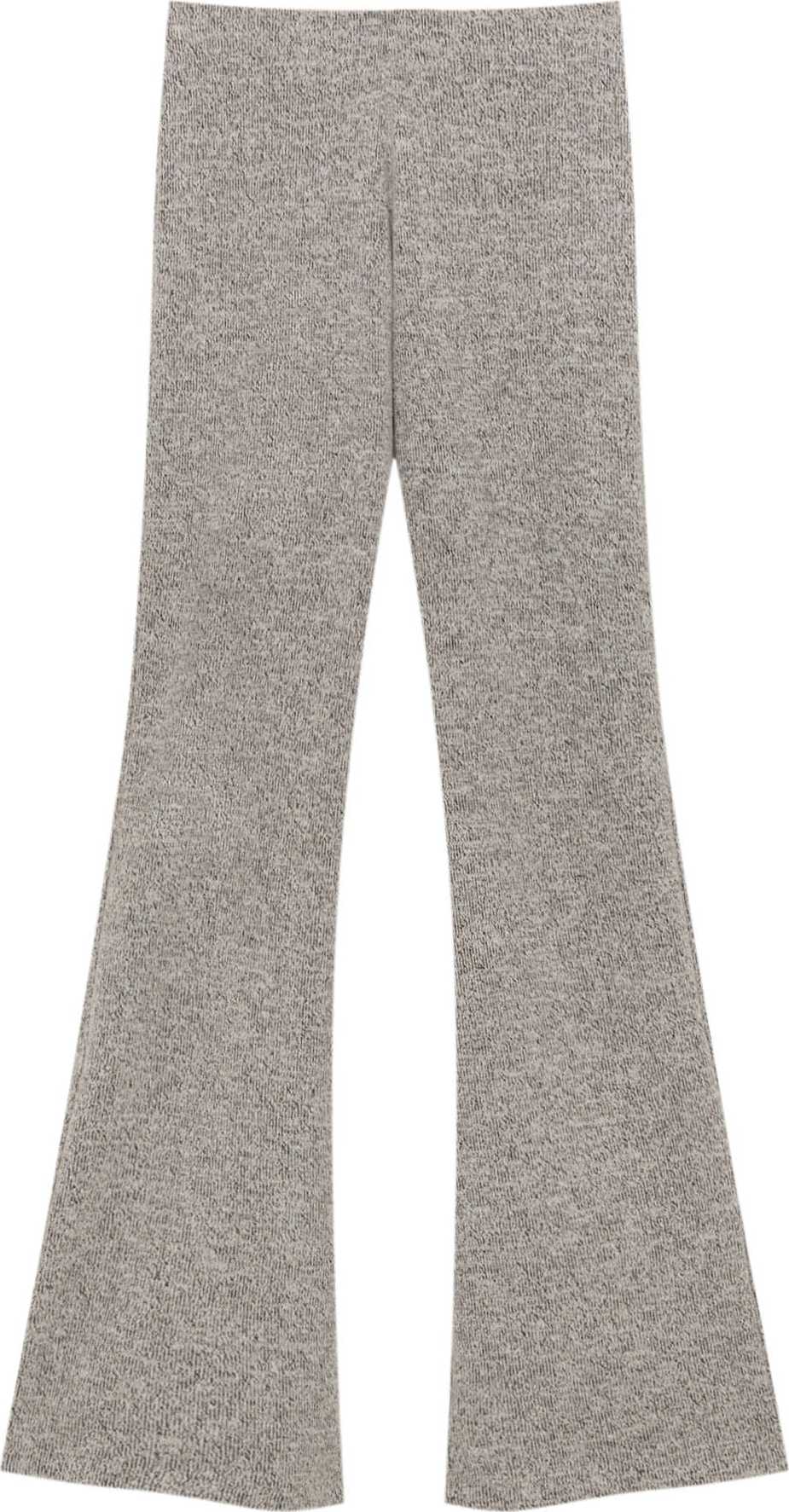 Pull&Bear Kalhoty šedý melír