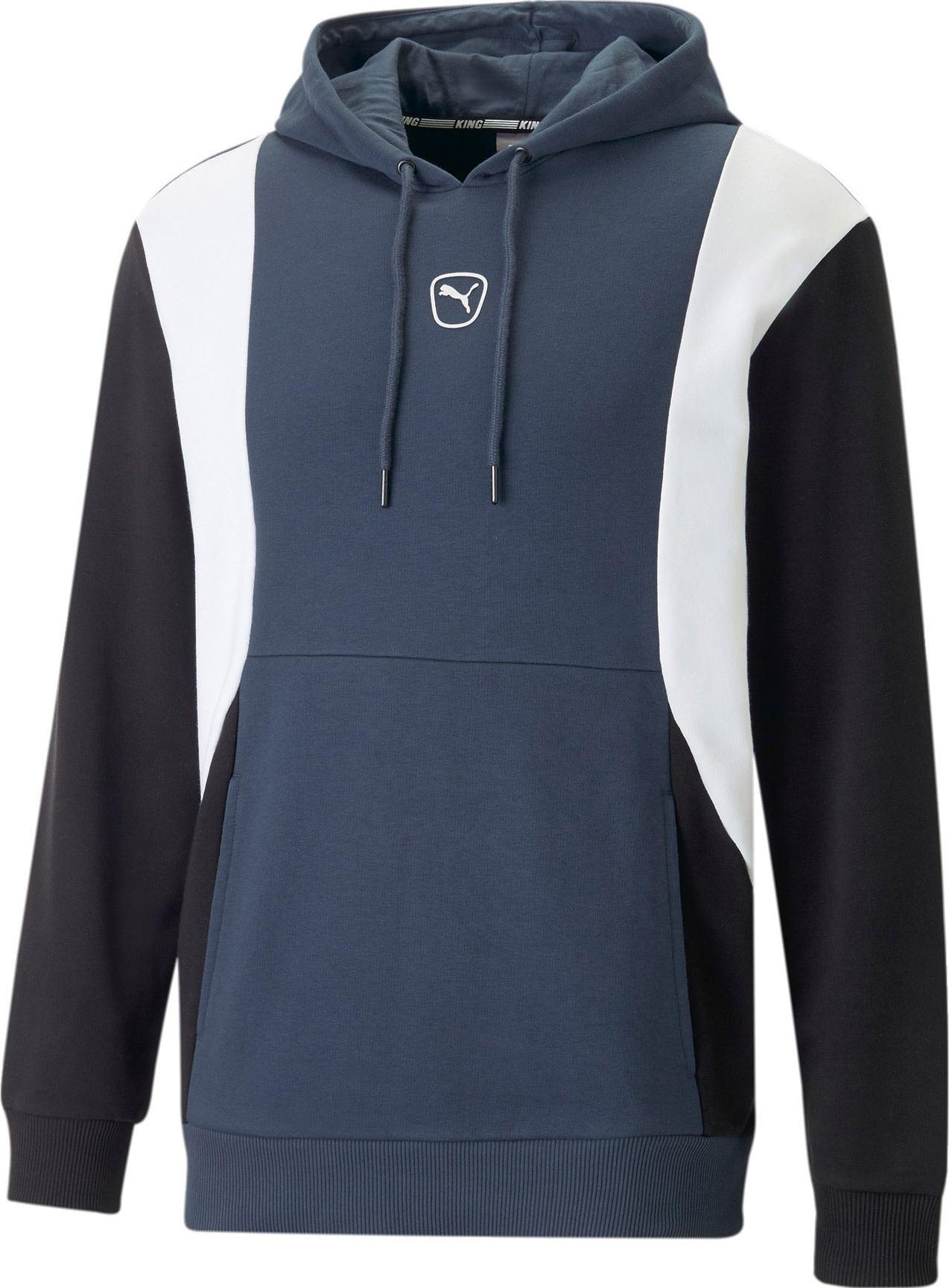 PUMA Sportovní mikina 'King' marine modrá / černá / bílá