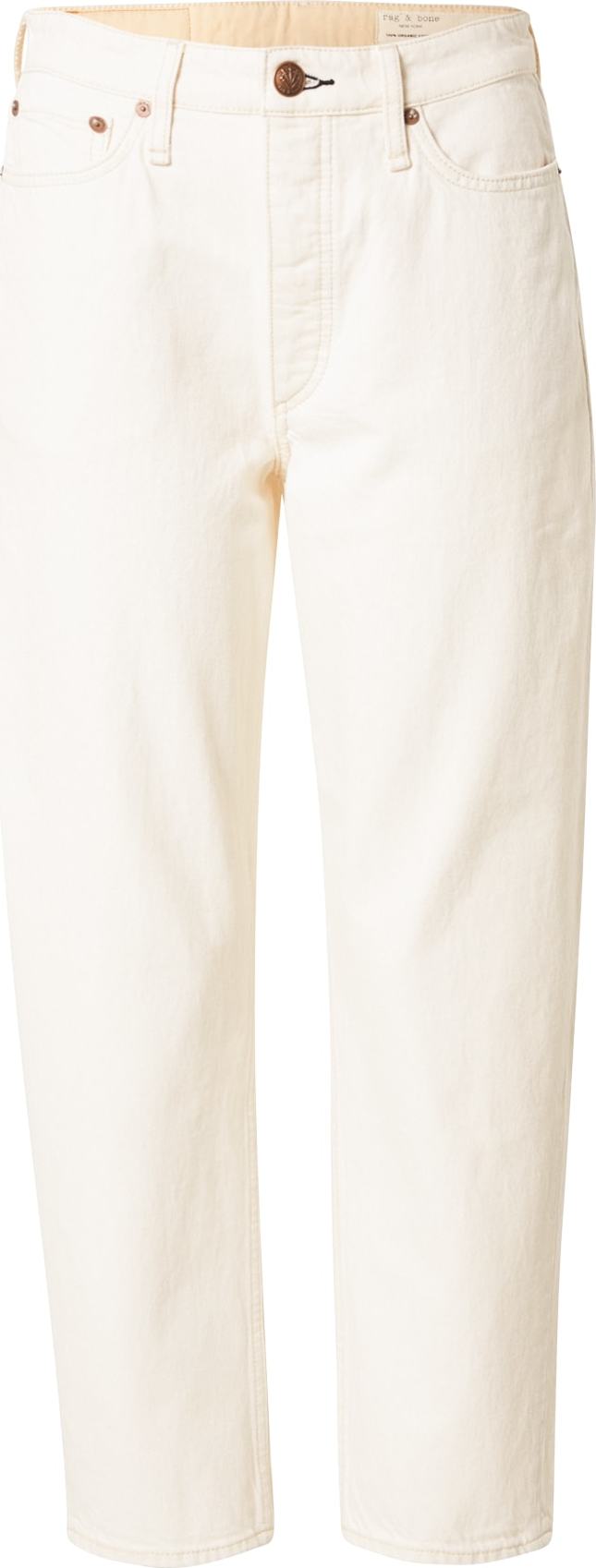 rag & bone Džíny 'Alissa' krémová