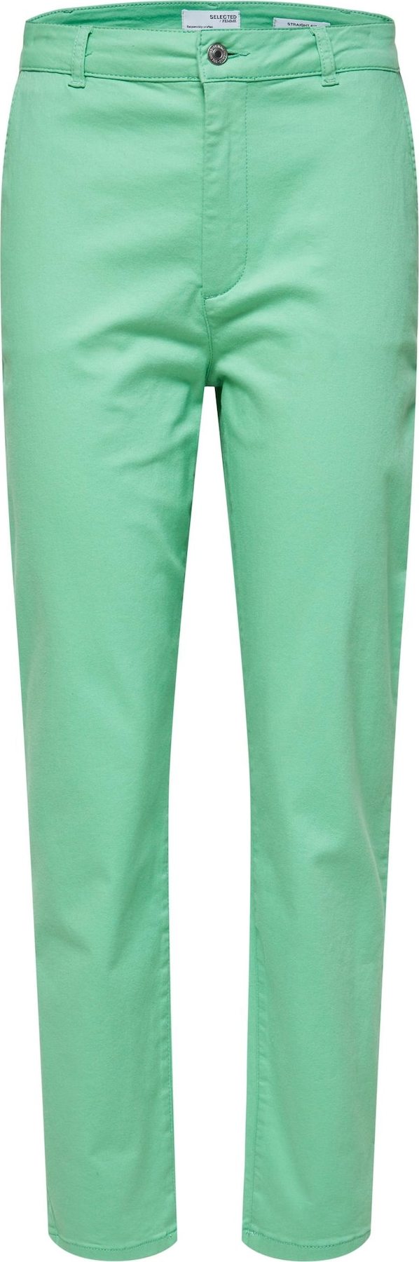 SELECTED FEMME Chino kalhoty 'Marina' světle zelená