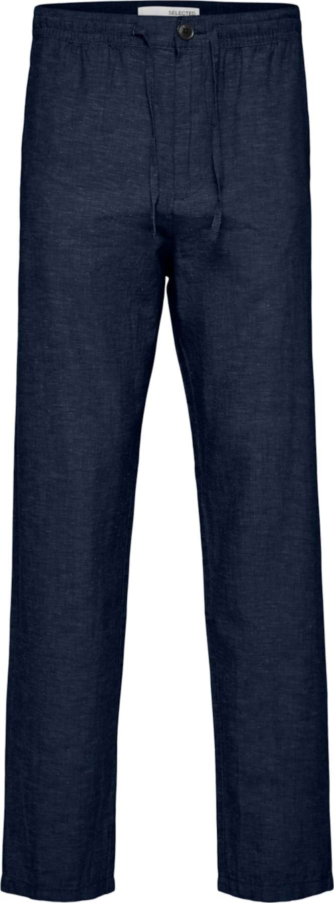 SELECTED HOMME Chino kalhoty námořnická modř