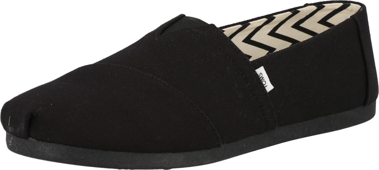 TOMS Espadrilky 'ALPARGATA' černá