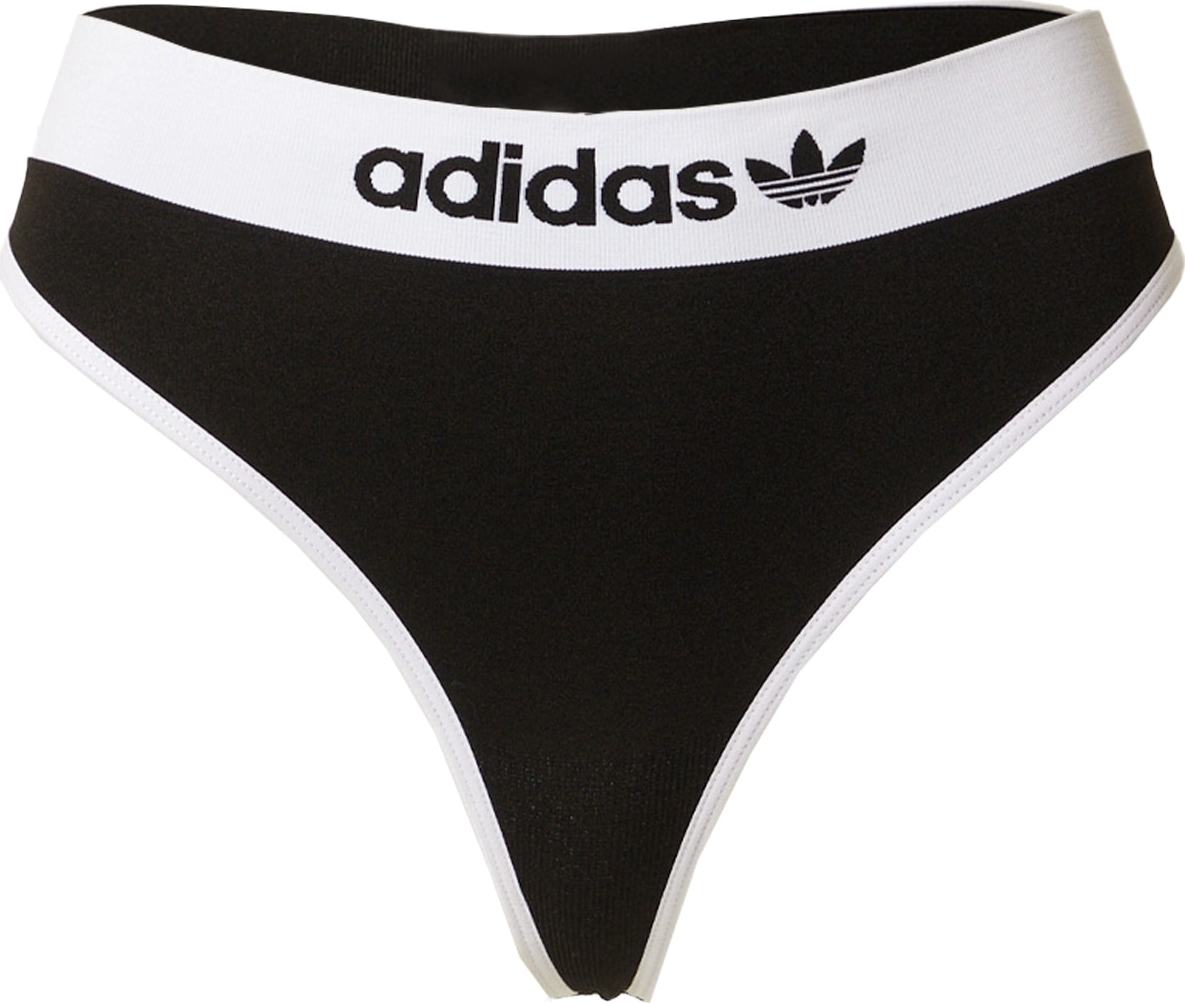 ADIDAS ORIGINALS Tanga černá / bílá