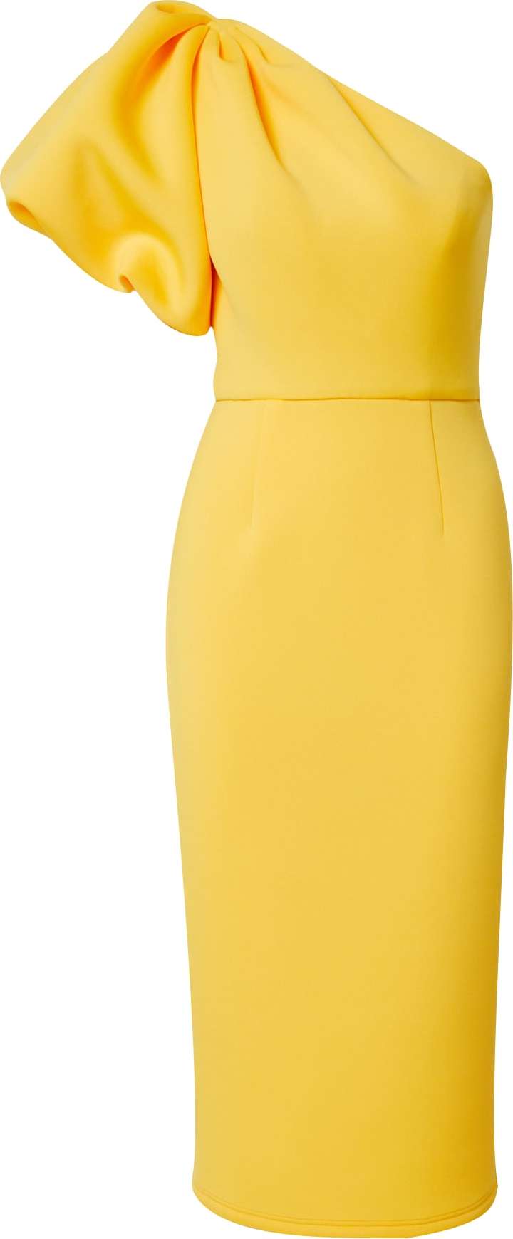 Jarlo Koktejlové šaty 'Velvette' žlutá