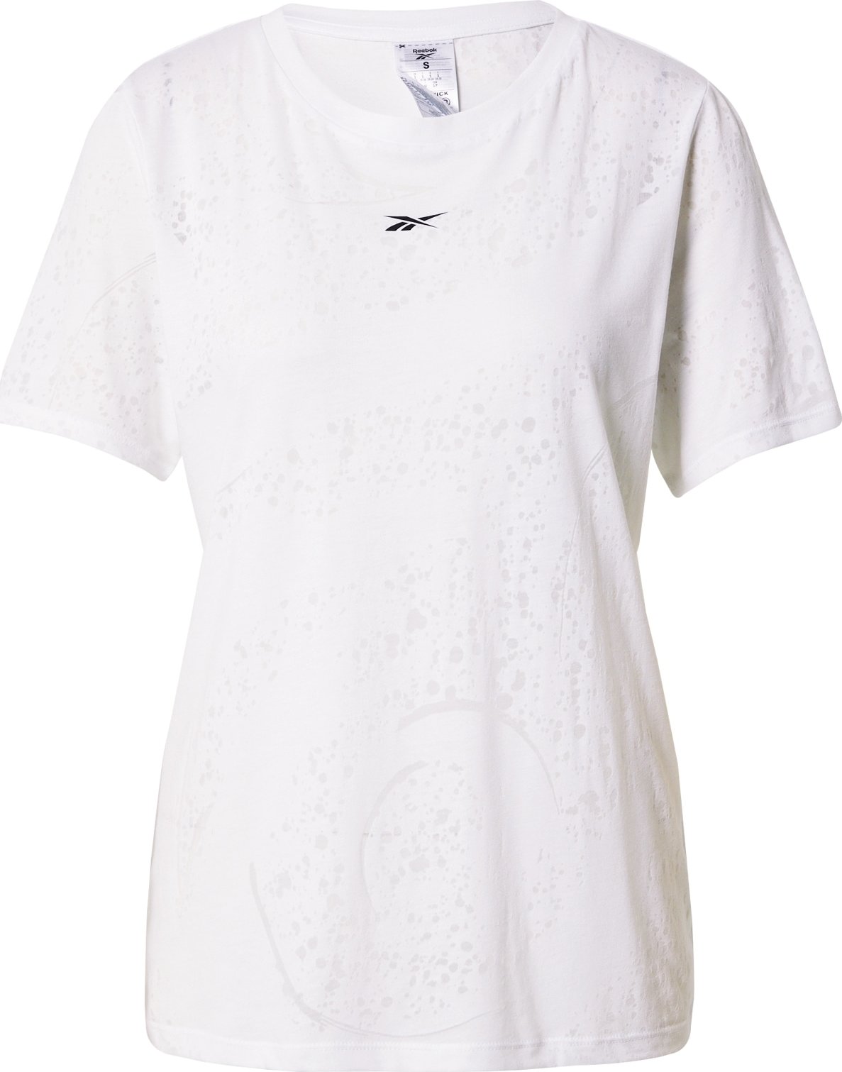 Reebok Sport Funkční tričko černá / bílá