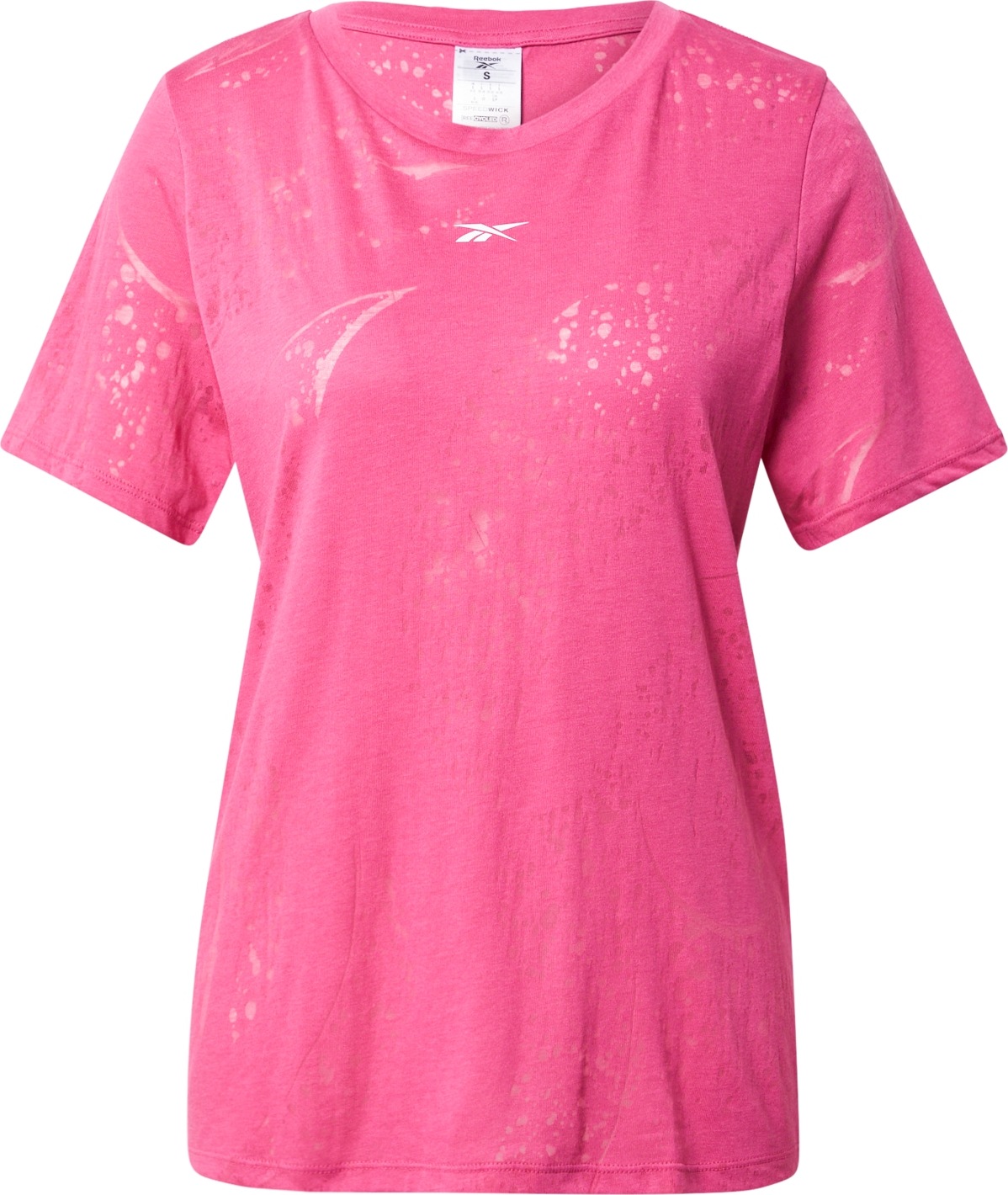 Reebok Sport Funkční tričko pink / bílá