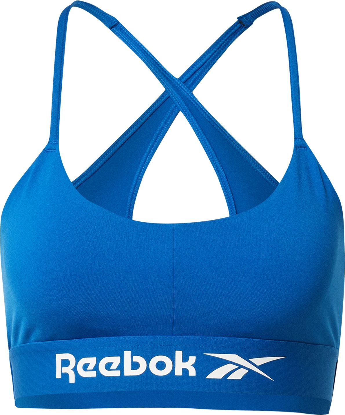 Reebok Sport Sportovní podprsenka modrá / bílá