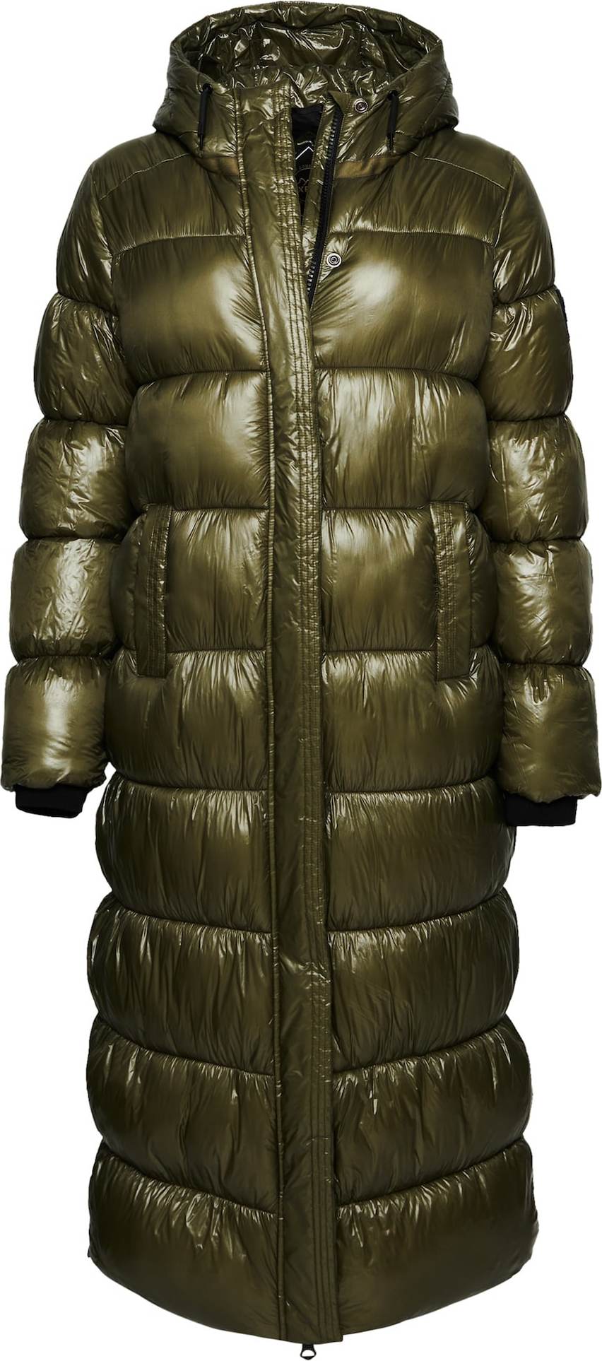Superdry Zimní kabát olivová