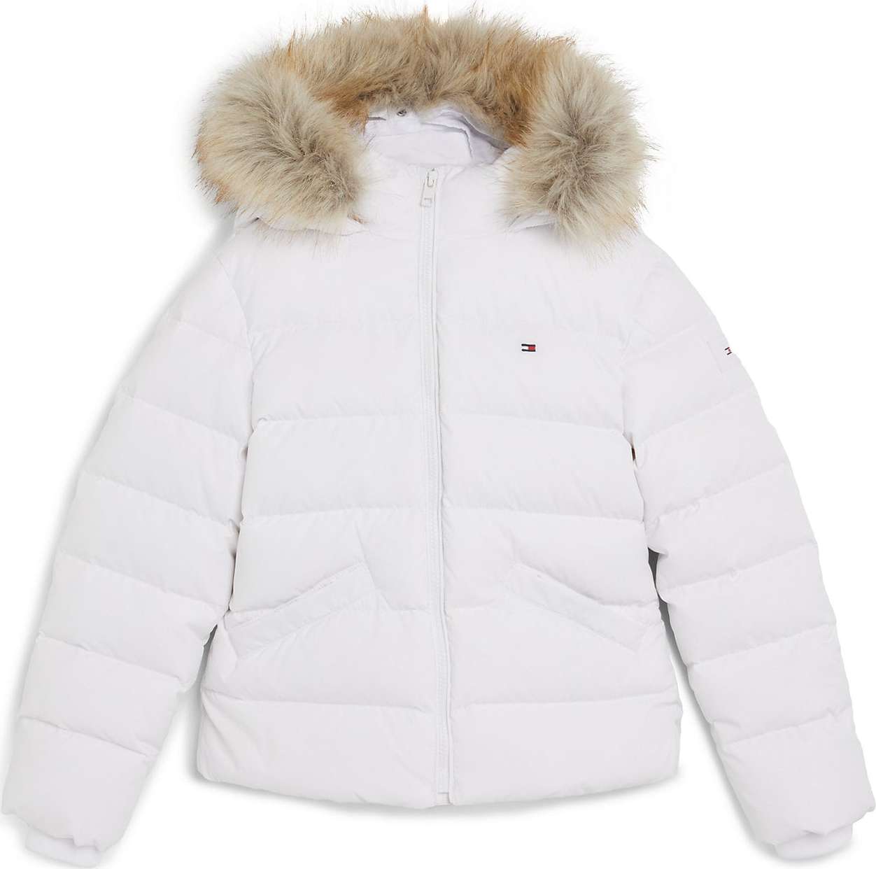 TOMMY HILFIGER Zimní bunda bílá