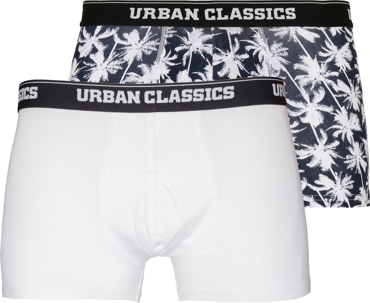 Urban Classics Boxerky černá / bílá