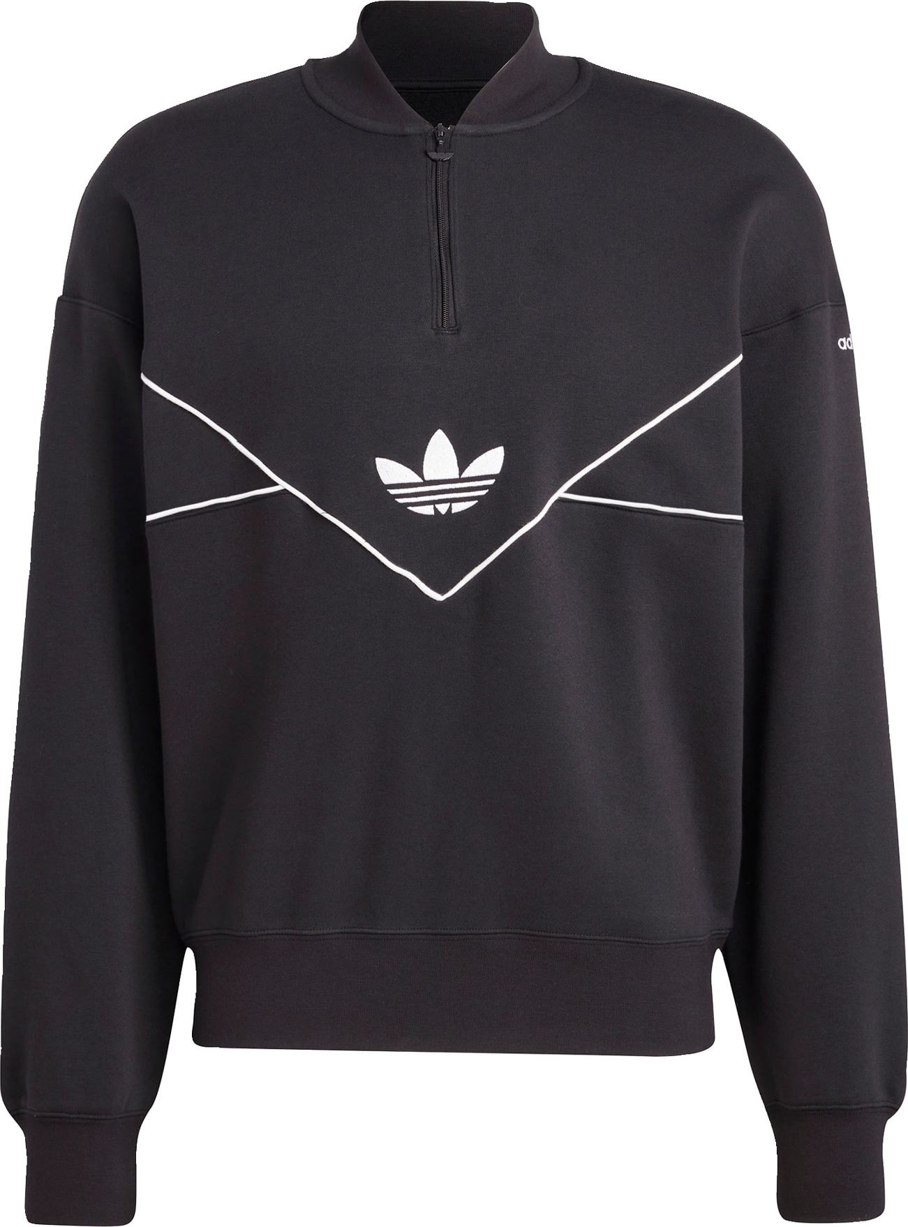 ADIDAS ORIGINALS Mikina černá / bílá