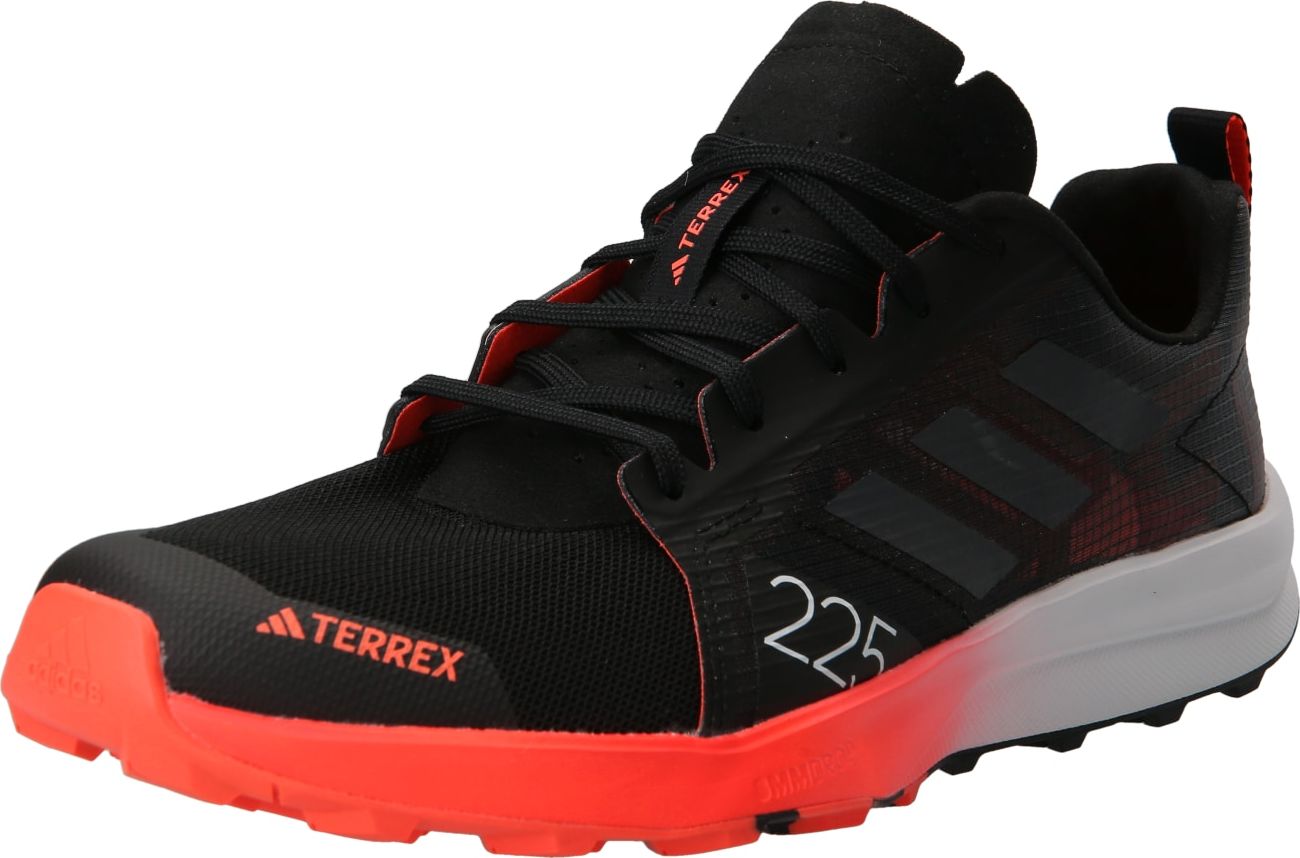 ADIDAS TERREX Polobotky 'SPEED FLOW' tmavě šedá / oranžově červená / černá / bílá
