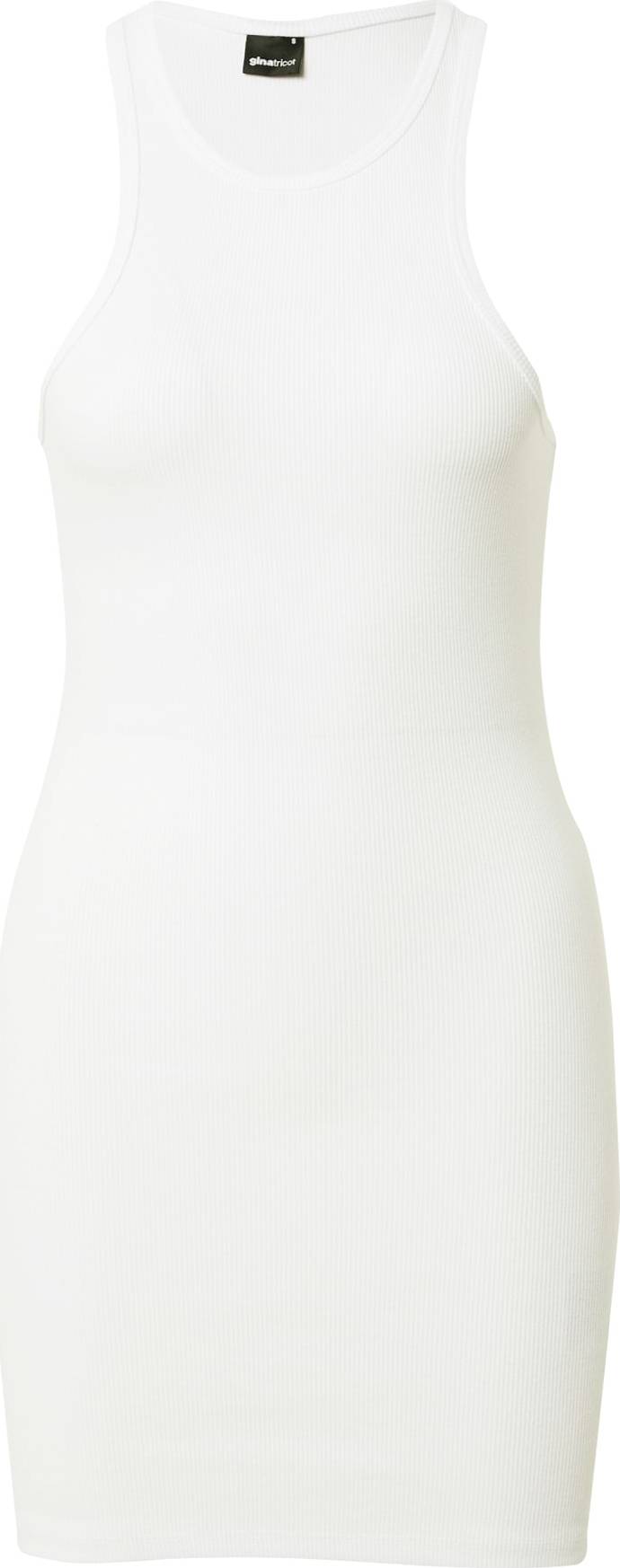 Gina Tricot Letní šaty bílá